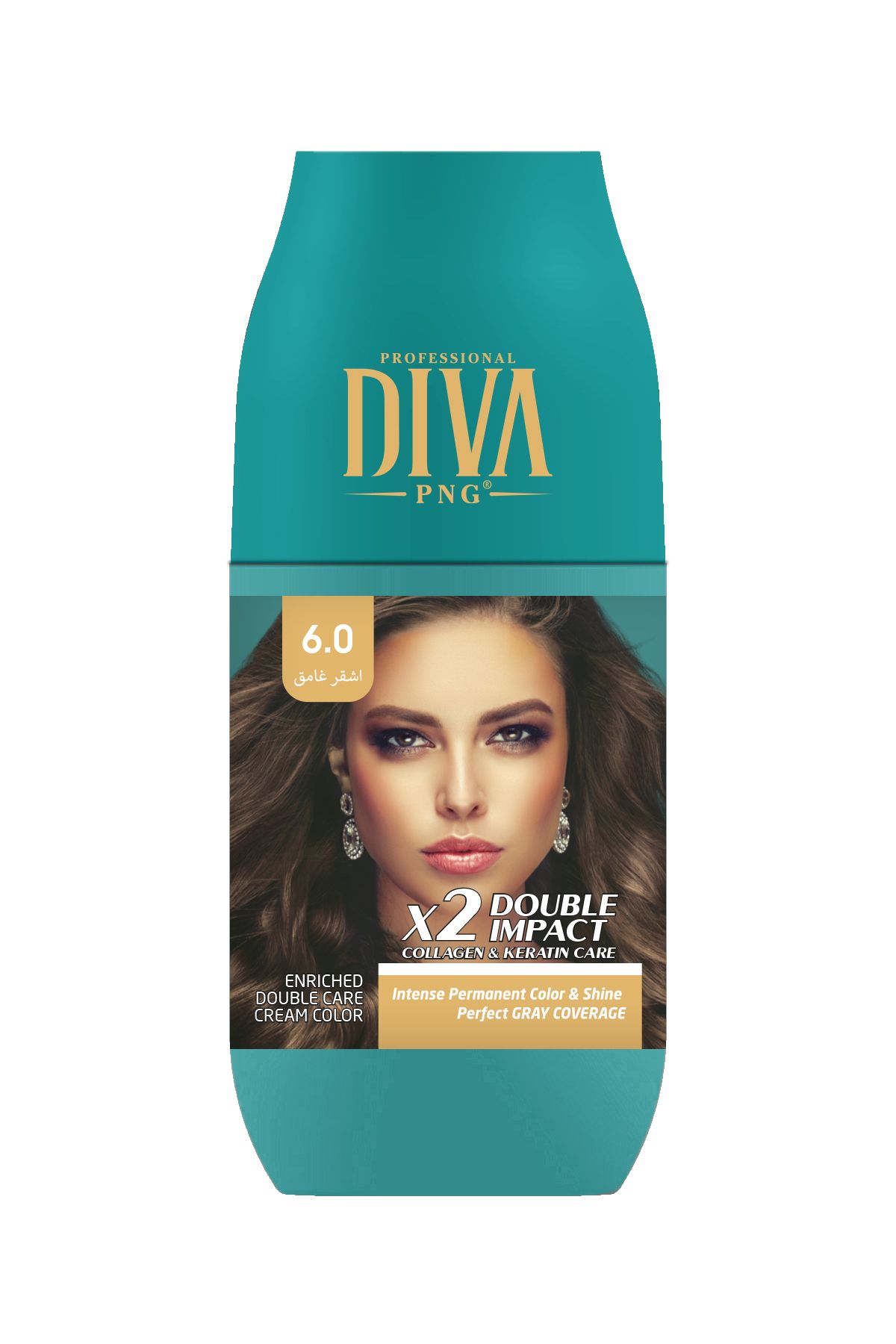 PNG DIVA PNG DİVA 9 PARÇA SET BOYA 100ML 6,0 KOYU KUMRAL