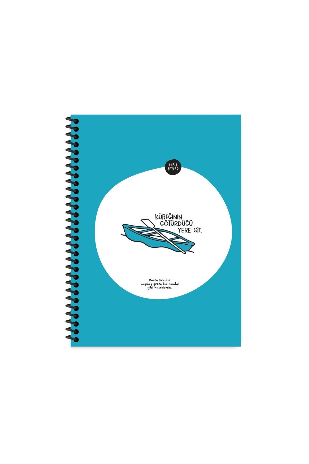 Keskin Colors Hisli Şeyler 18.5x25 Çizgili Defter - Küreğinin Götürdüğü Yere Git