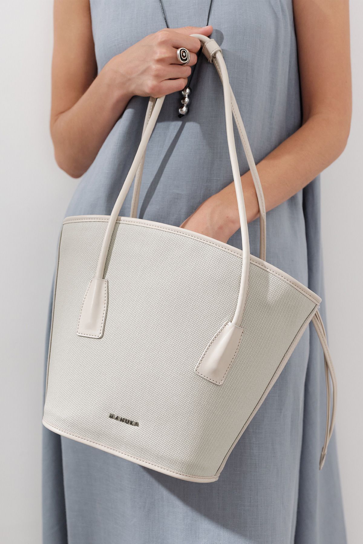 Manuka-Canvas Bucket Bag Çağla 4