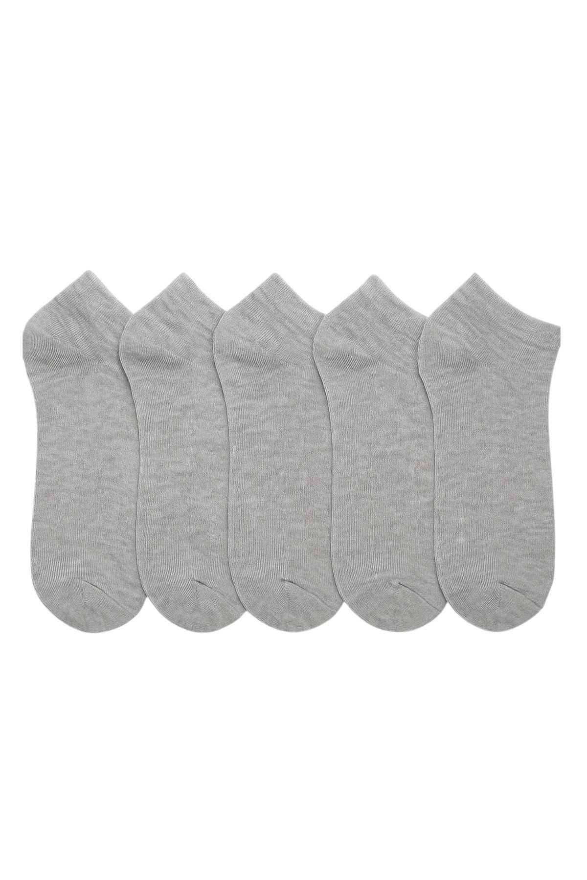 JUST SOCKS 5 li kadın pamuk patik çorap