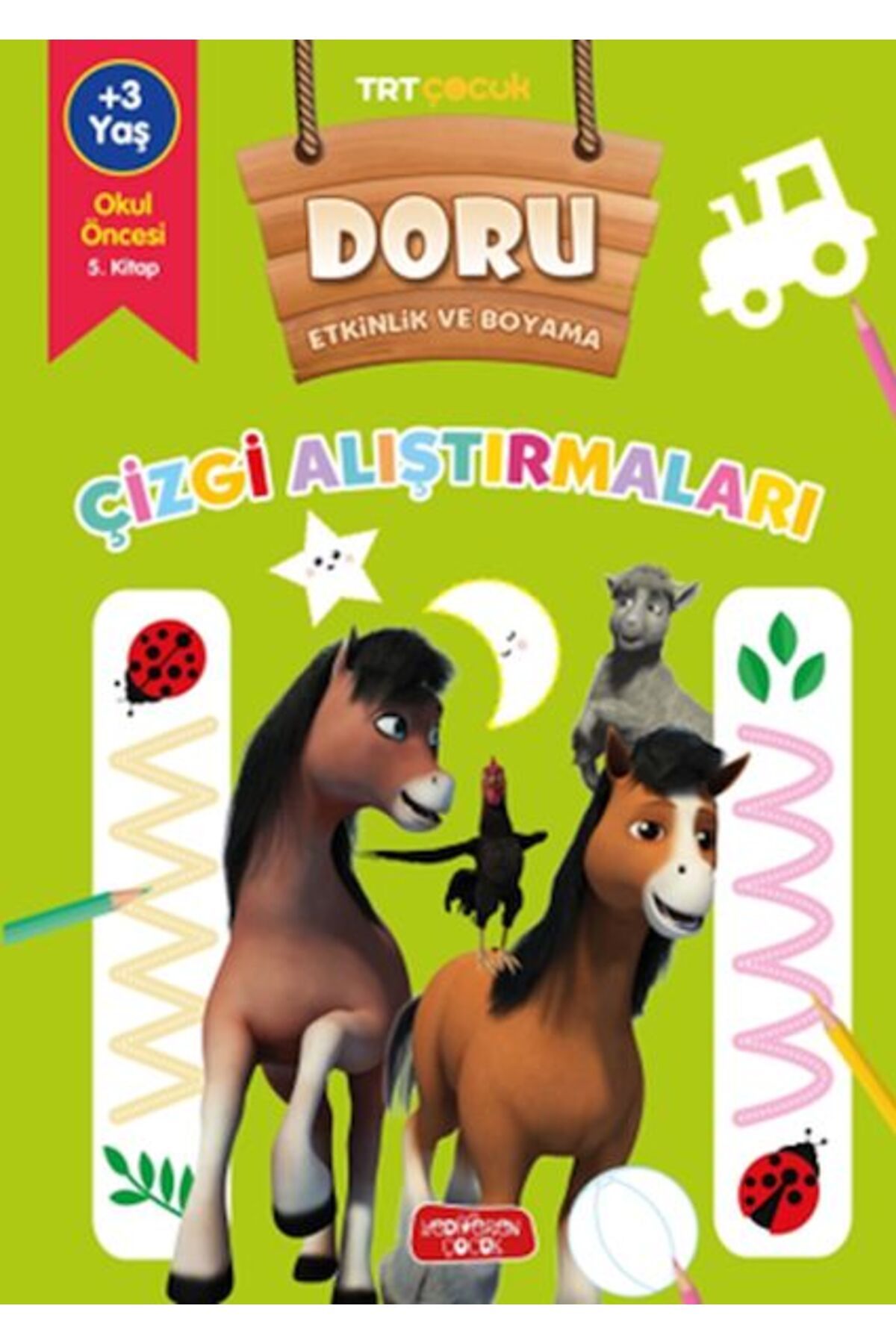 Yedi Yayınları Doru Etkinlik ve Boyama - Çizgi Alıştırmaları