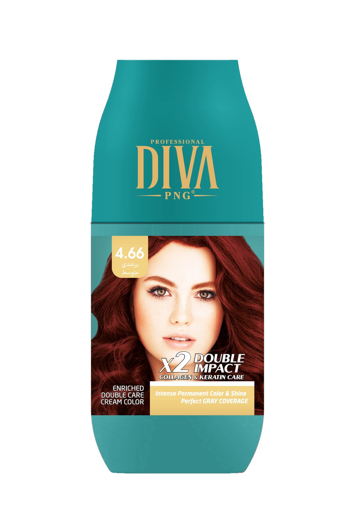 PNG DIVA PNG DİVA 9 PARÇA SET BOYA 100ML 4,66 KESTANE YOĞUN KIZIL