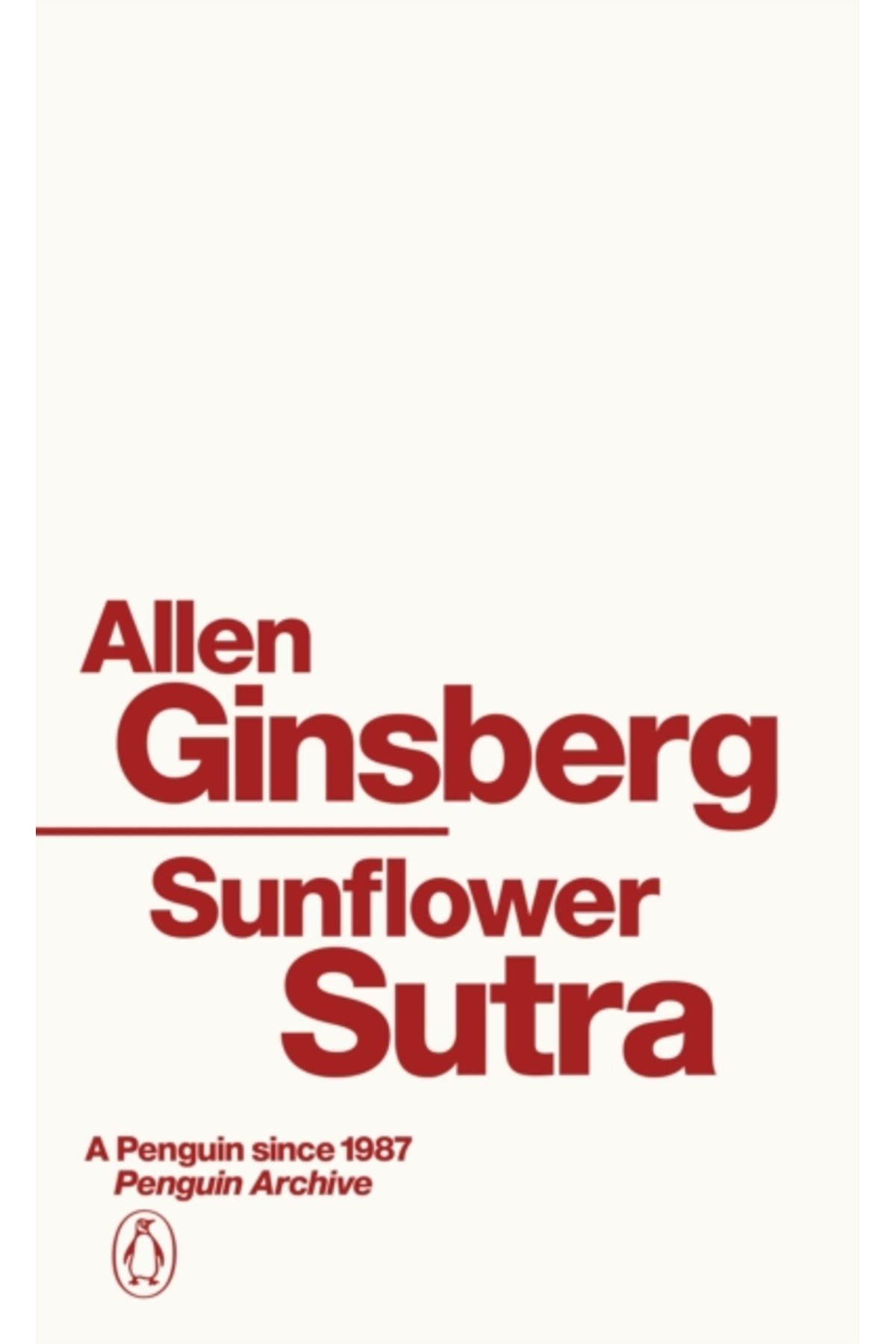 Penguin Books Sunflower Sutra - Penguin Archive