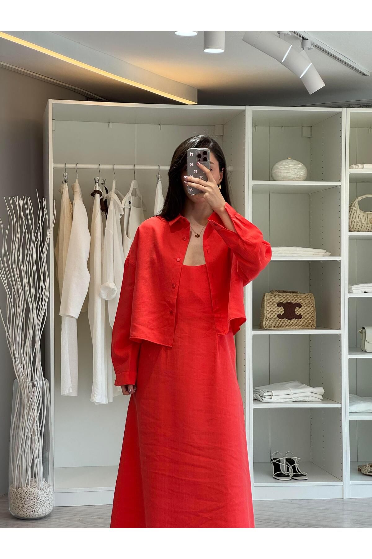 LUUNA STORE GÖMLEK ELBİSE TAKIM