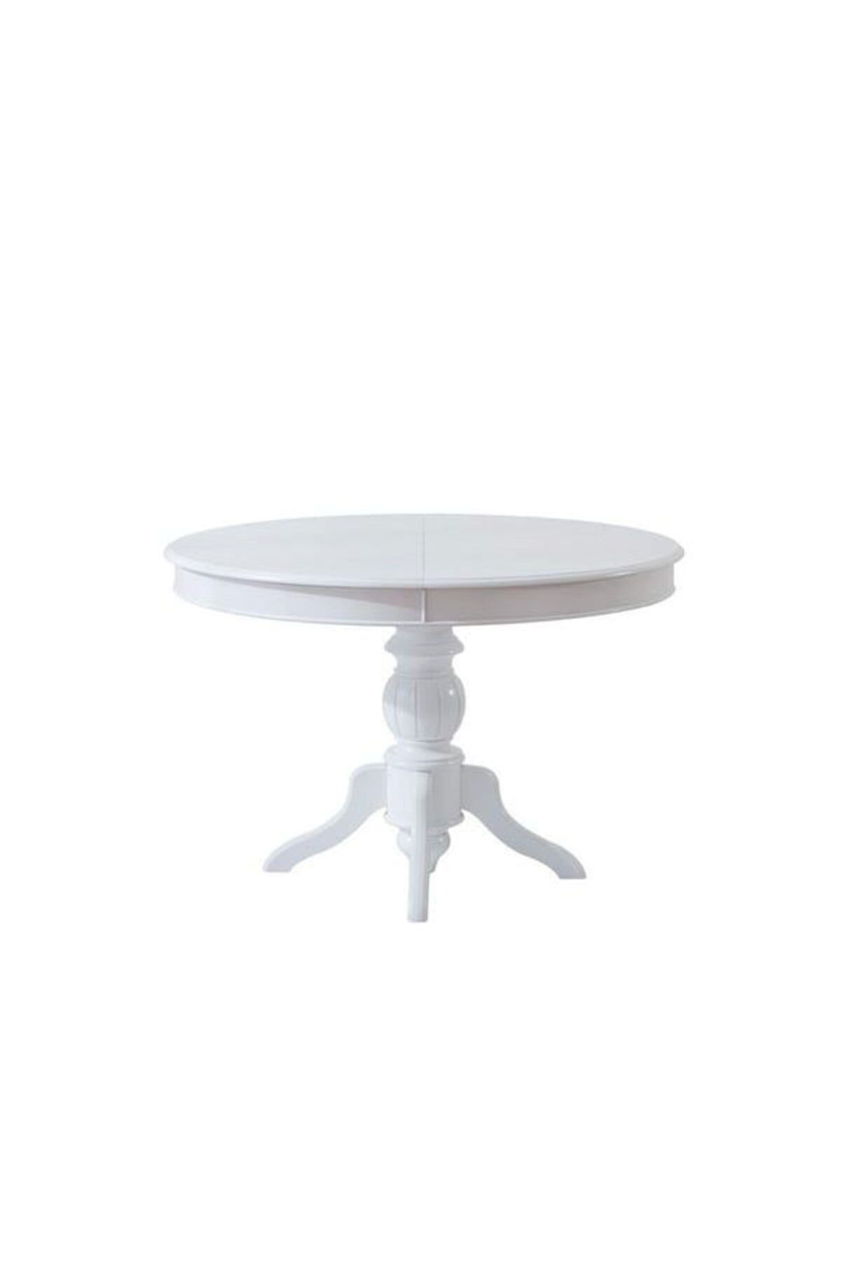 Gazzini Furniture Lindon Baba Ayak Yuvarlak Açılır Masa 100x100