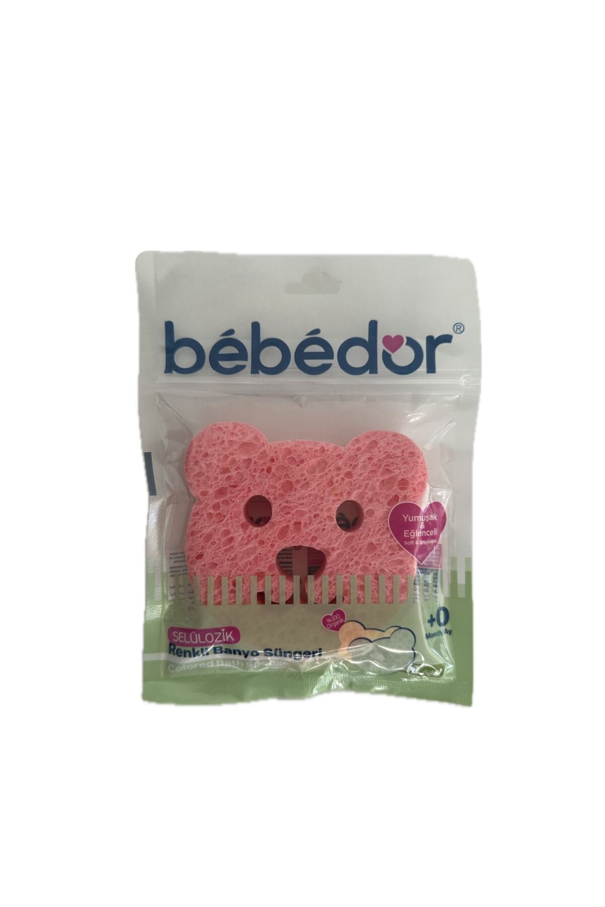 Bebedor SELÜLOZİK RENKLİ BANYO SÜNGRERİ +0 AY