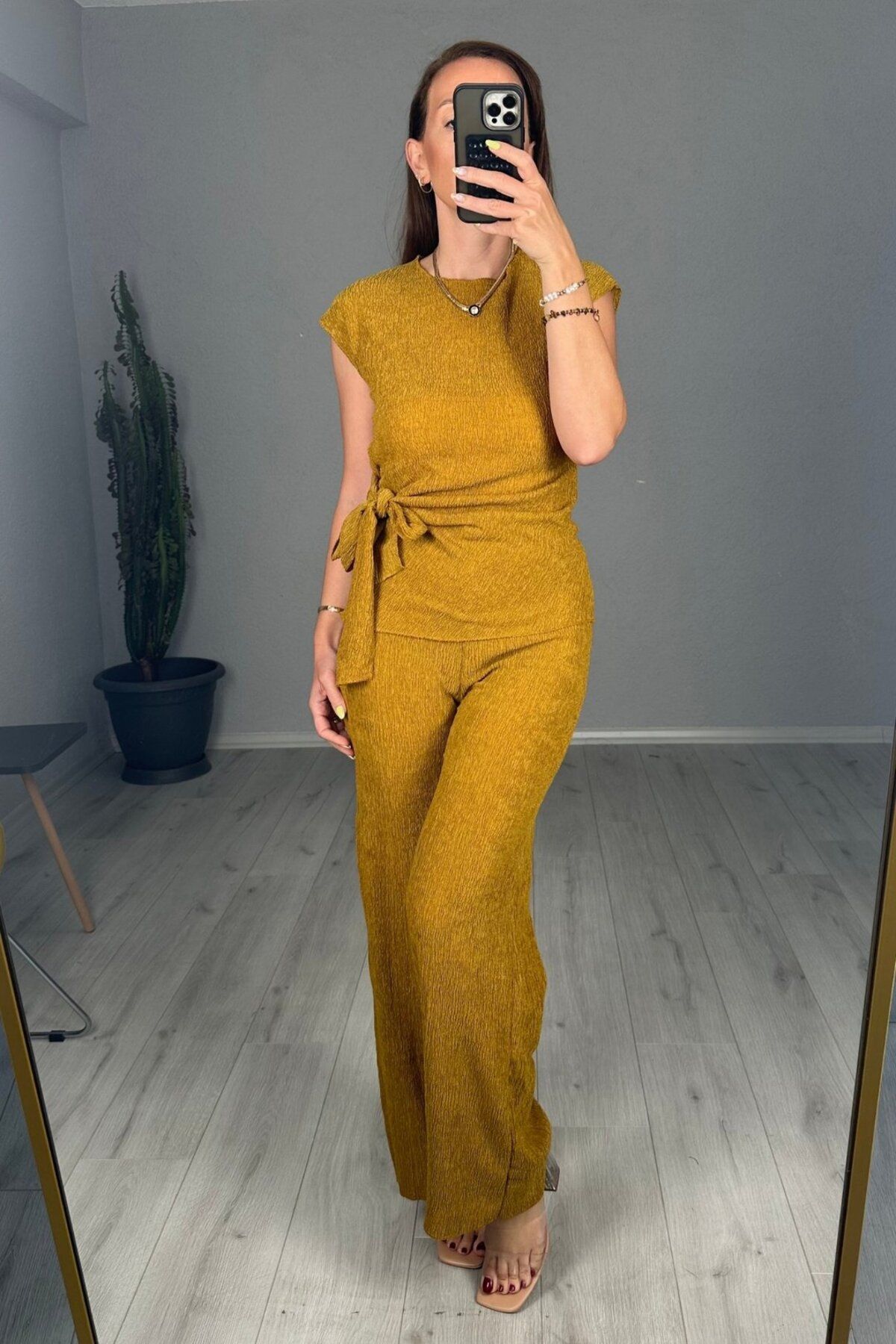lady special Düşük Kol Yandan Bağlamalı Takım
