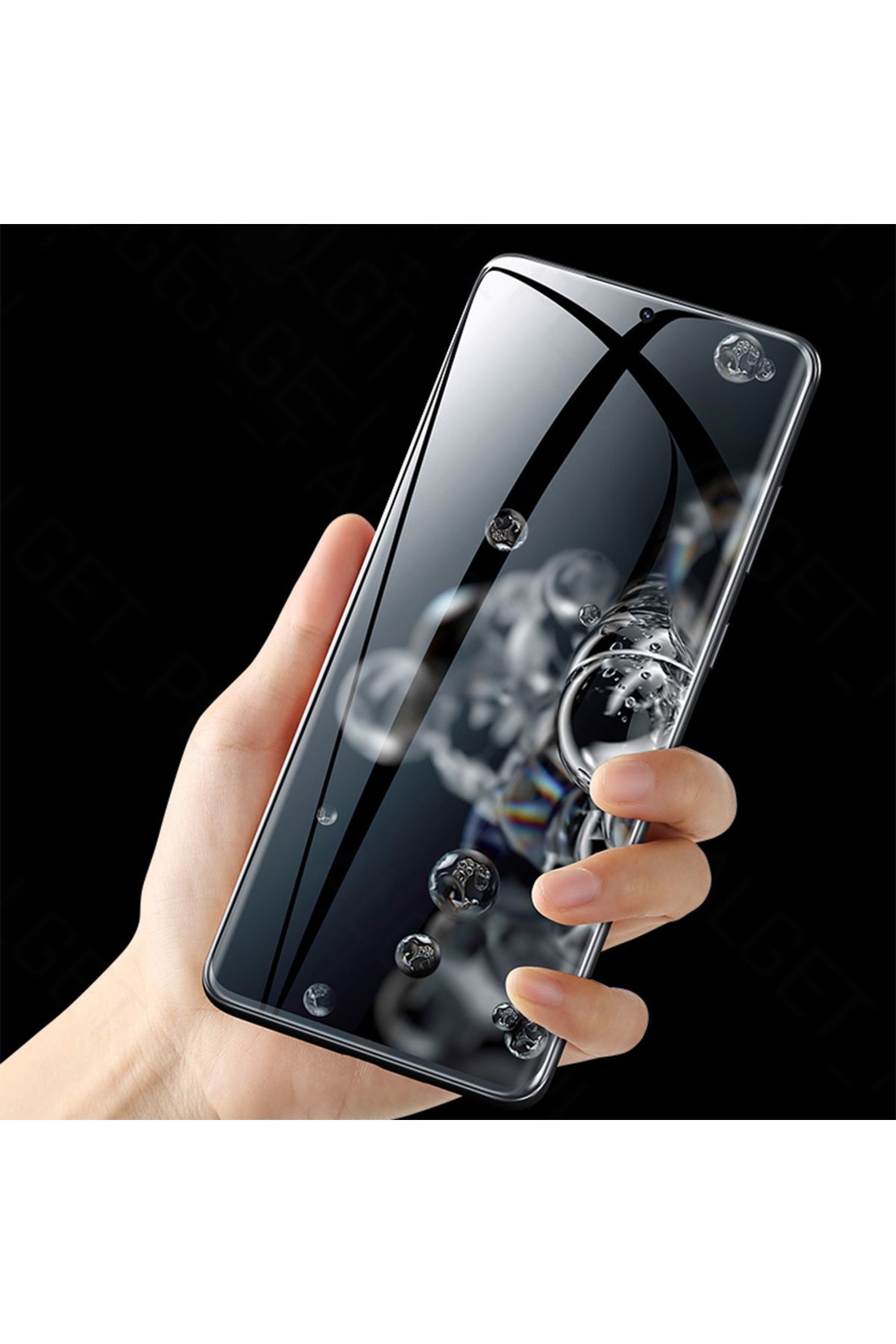 FONIX-Folie Impact Flex compatibila cu Tecno Spark 30S, Polimer siliconic de 300 microni, Instalare fara l 5