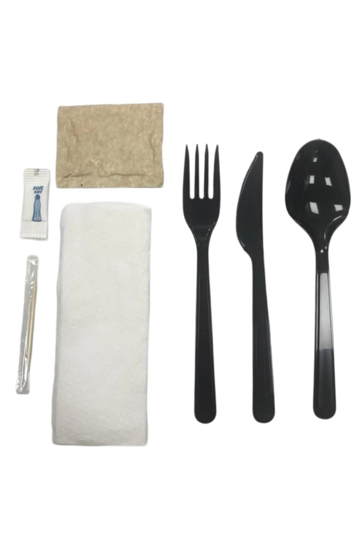 GİZPAK 7'li Set Lüx Siyah 400 ADET