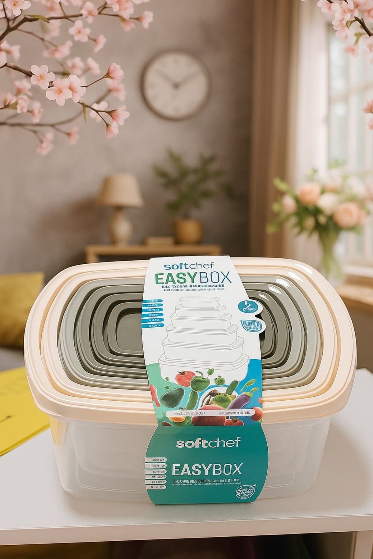Soft Chef EASY BOX 6’lı saklama kabı