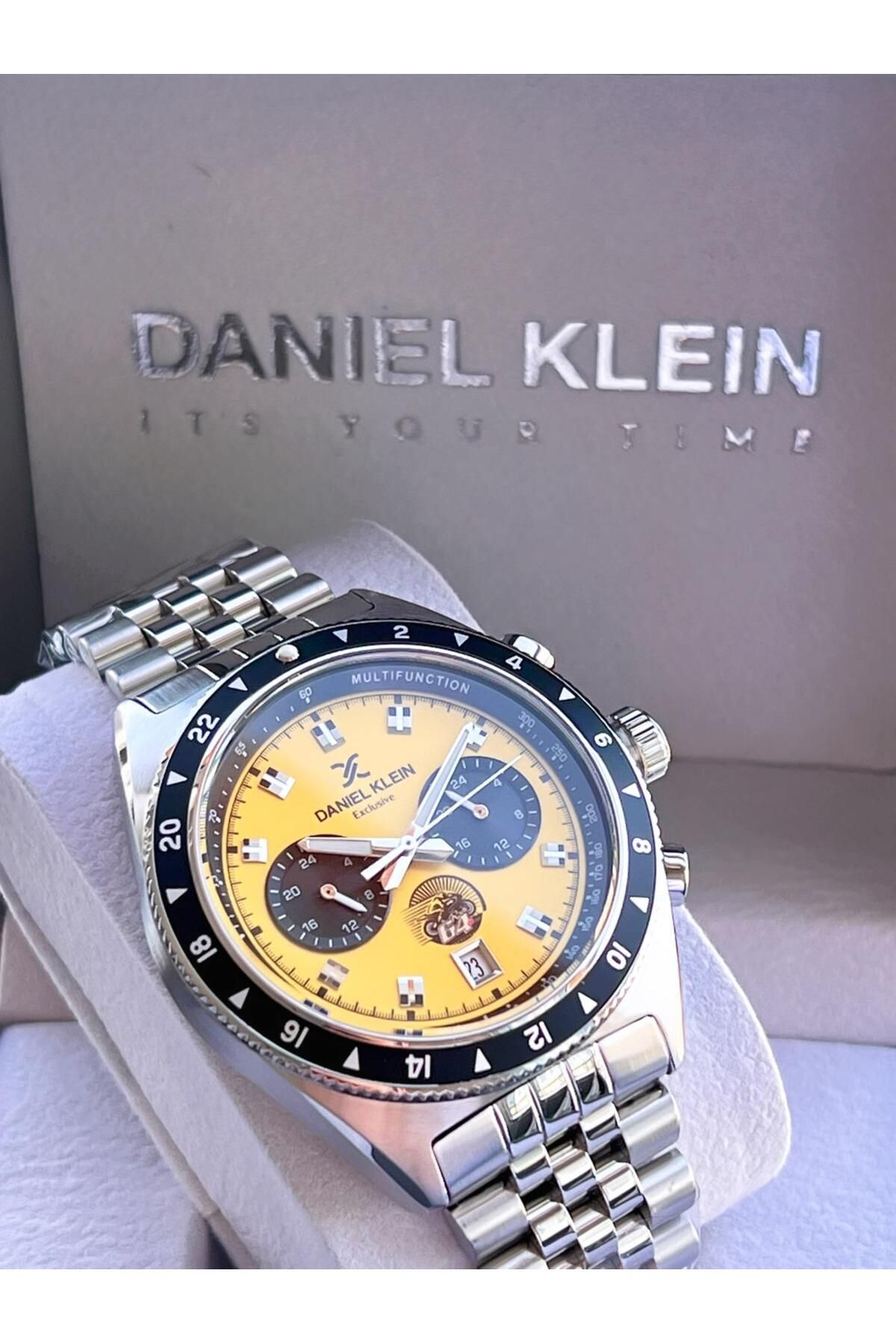 Daniel Klein İç Fonksiyonları Aktif 30 Mt Suya Dayanıklı 2 Yıl Garantili Erkek Kol Saati FG.13994.5