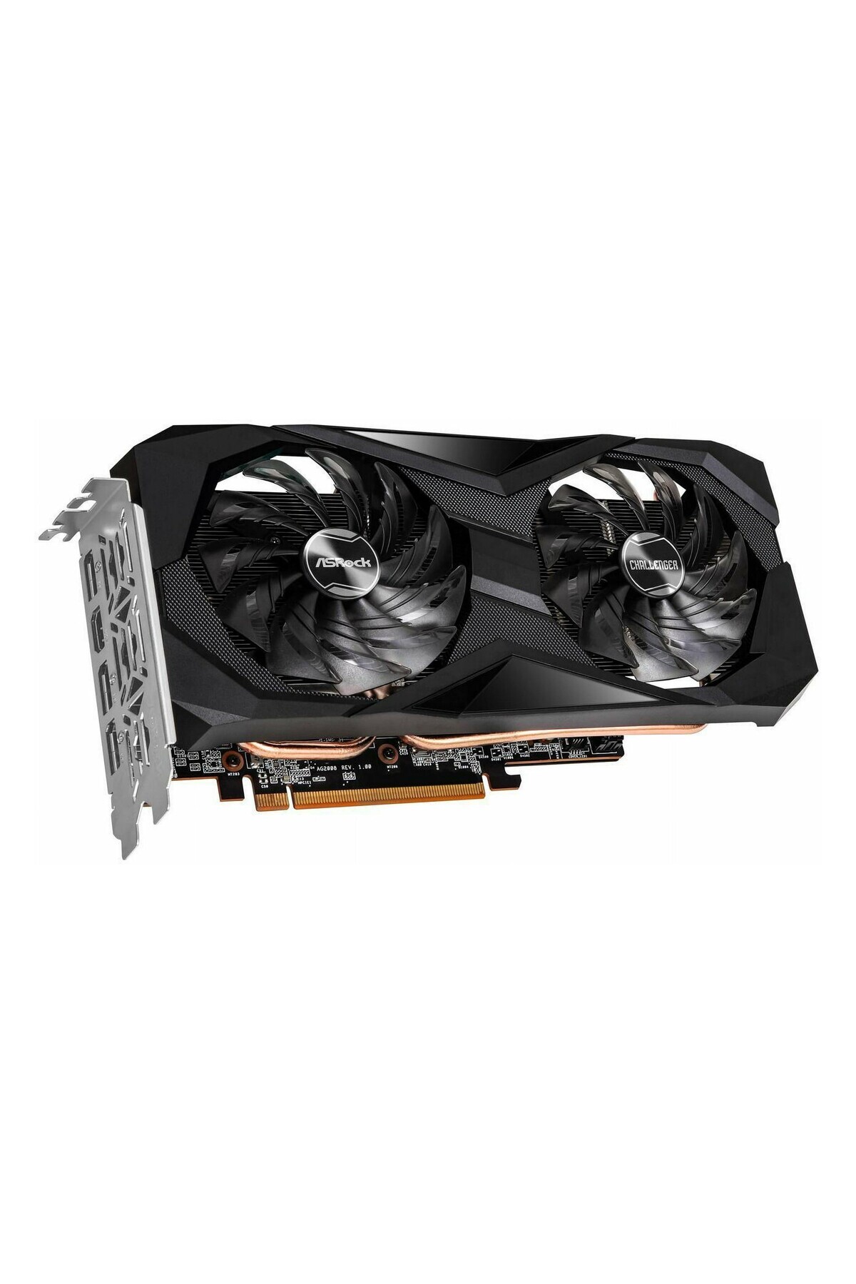 ASROCK-8 جيجابايت Rx7600 Challenger 8 جيجابايت Oc Gddr6 128 بت HDMI-DP PCIe 4.0 3