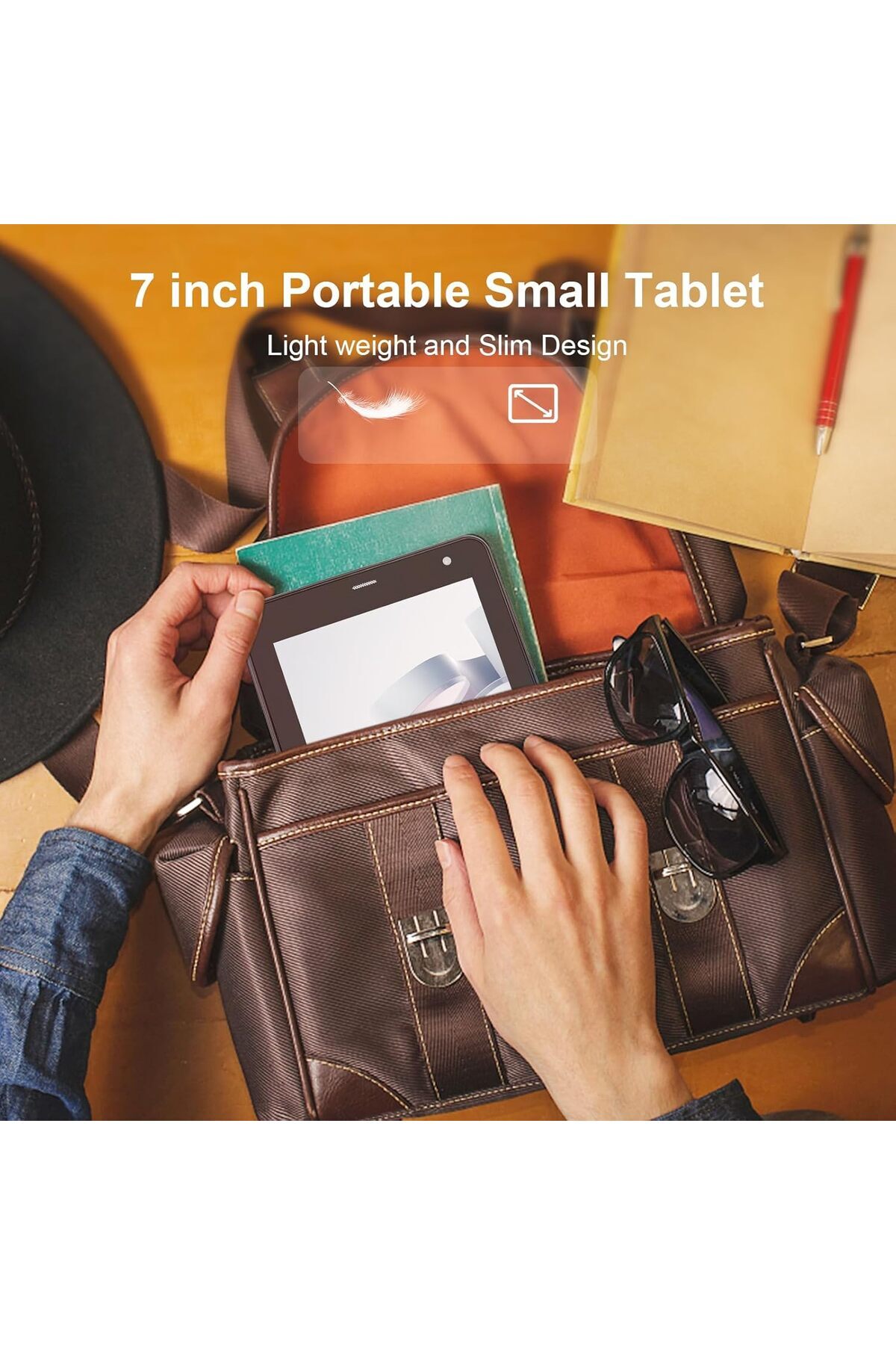 CIDEA-C idea 5G LTE with SIM Card Slot Tablet, 7 Inch Android 12 Tablet, 6GB RAM, 128GB ROM, Expandable to 7