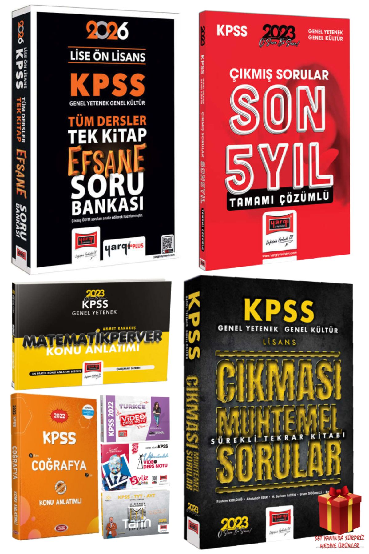 Yargı Yayınları 2026 Yargı Lise Ön Lisans Tüm Dersler Efsane Soru Bankası+Çıkmış Sorular+Konu Seti+Çıkması Muhtemel