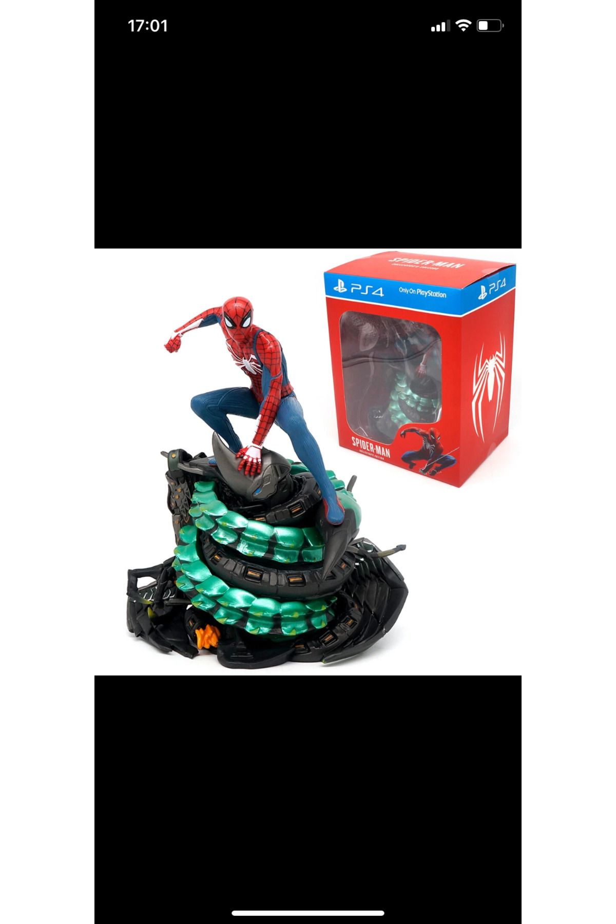figur PS4 Spider-Man Collectors Edition Figur 7'' PVC 18 cm