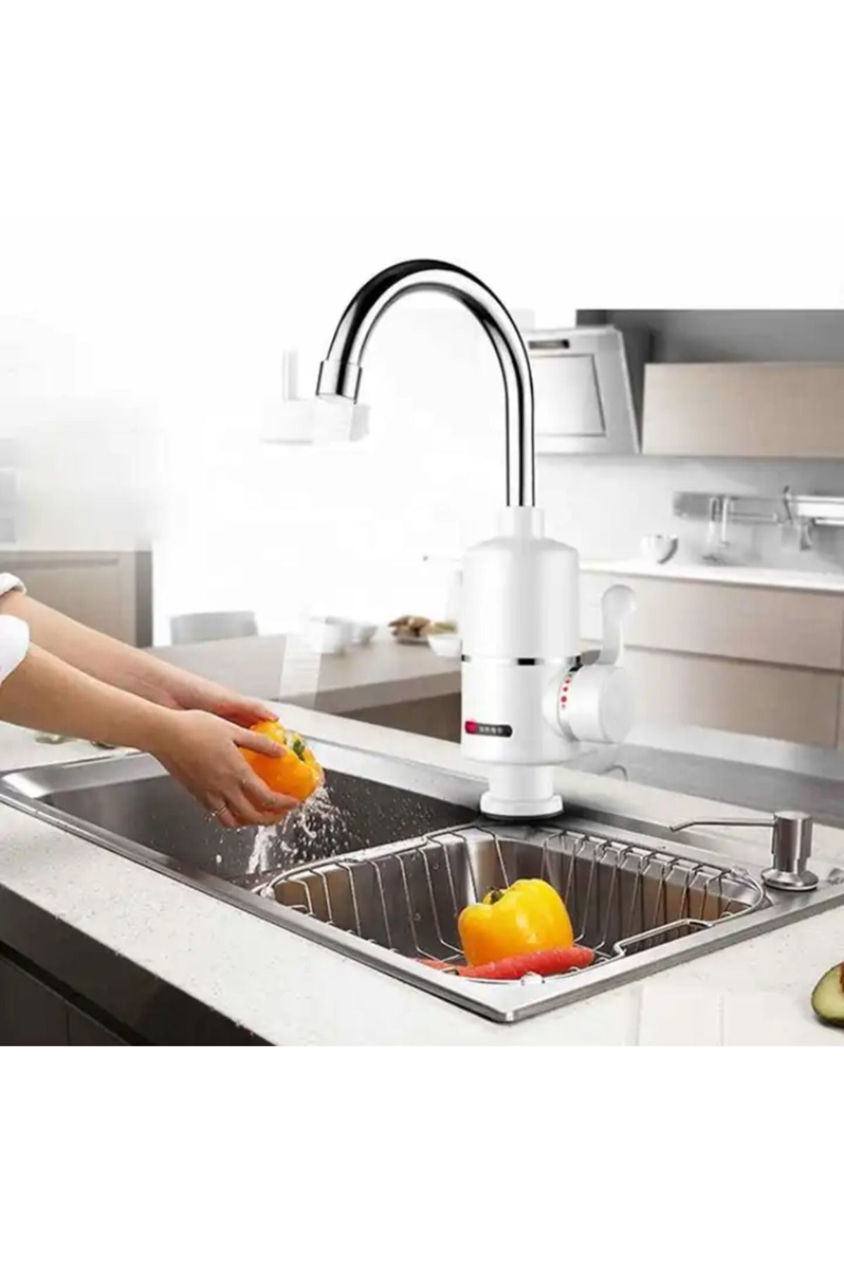 Generic-Electric Faucet, Instant Heating, 3000 W, Adjustable Temperature Between 30°C-60°C 5