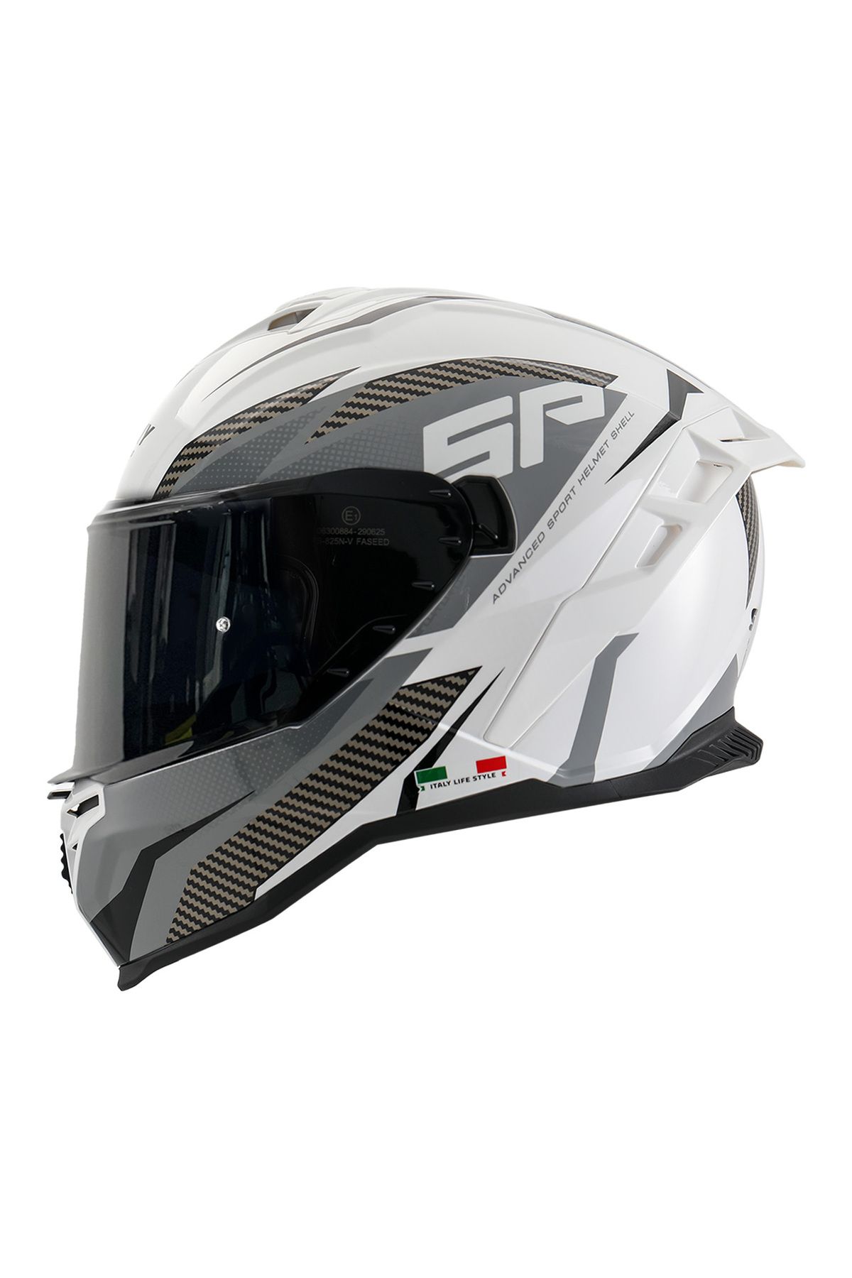 Sway SW 867 POWER White Black Grey Full Face Kask