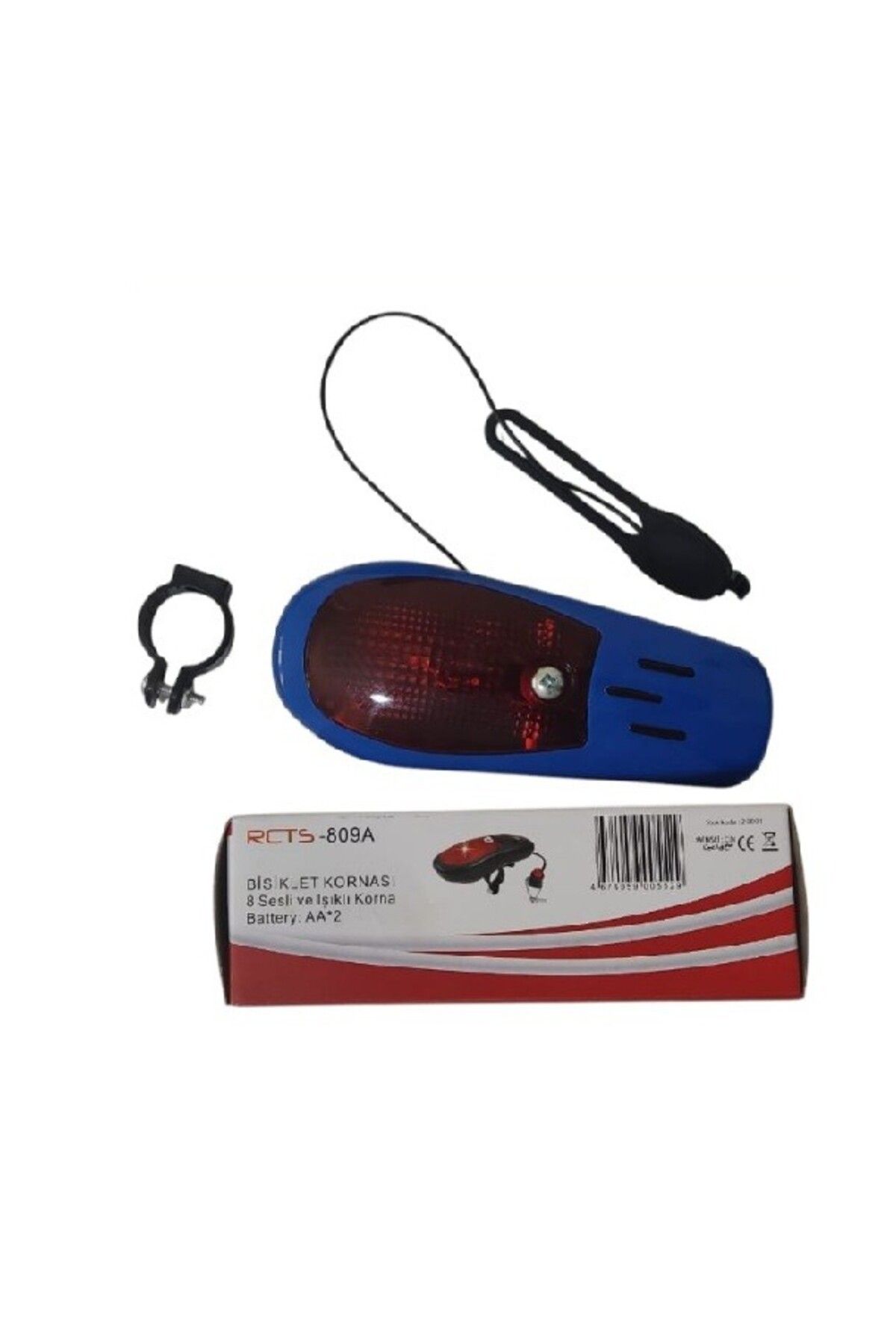 Rectus RCTS-809A 8 SESLİ VE IŞIKLI BİSİKLET KORNASI