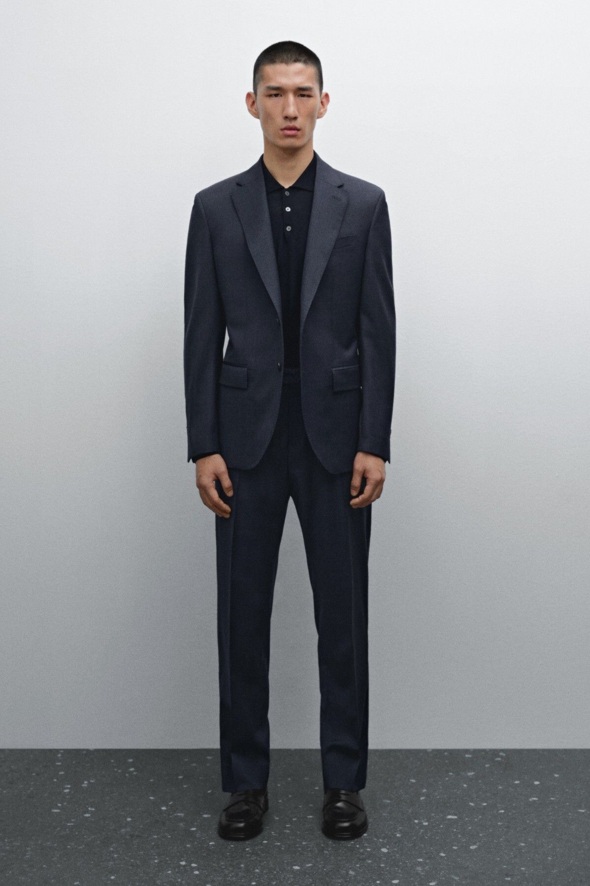 Massimo Dutti Kareli yün klasik blazer