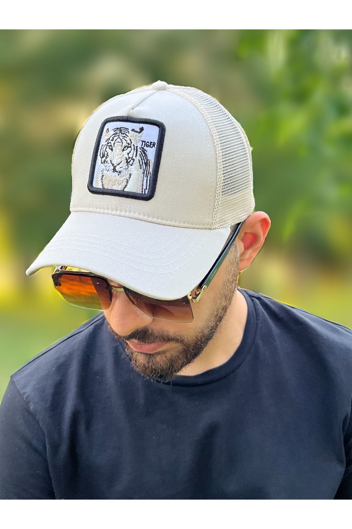 ZERAMİNE Bej Şapka Unisex Model Ayarlanabilir