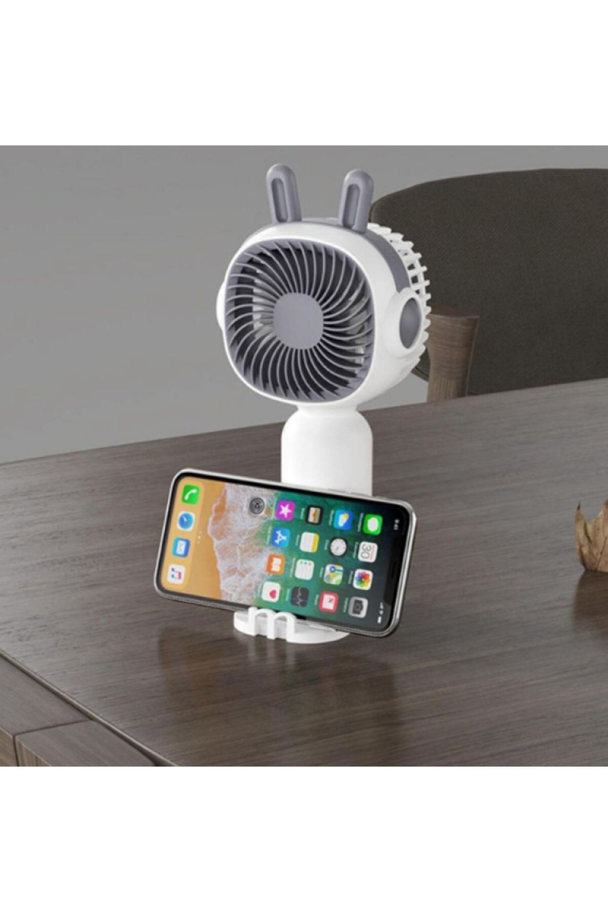 bestwork TELEFON TUTUCU Şarjlı Mini El Fanı Ve Masa Fanı Soğutucu Pervane Taşınabilir Şarj Edilebilir