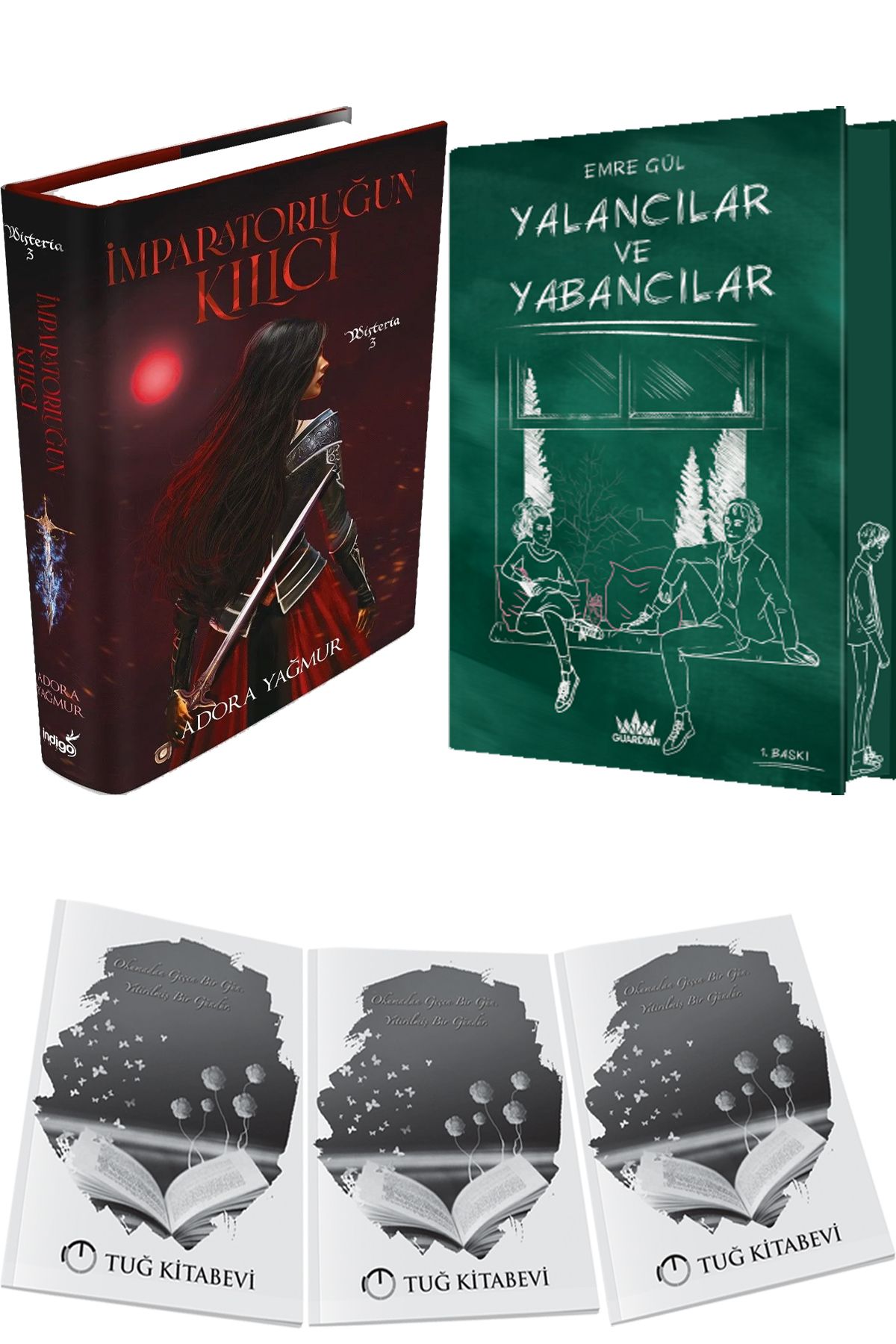 İndigo Kitap İmparatorluğun Kılıcı Ciltli ve Yalancılar ve Yabancılar 1 Ciltli Özel Baskı + Hediyeli