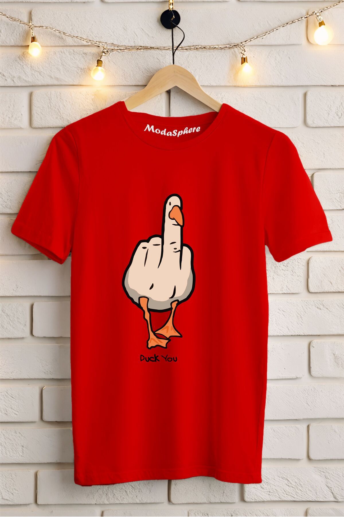 ModaSphere Baskılı Unisex Oversize Tişört