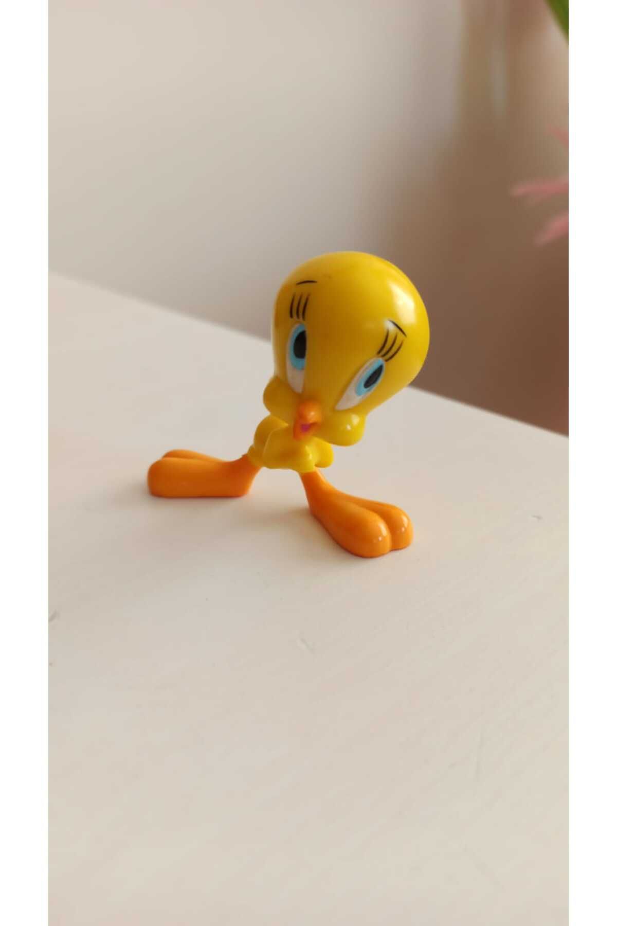 Hureggo vintage Tweety orijinal mini figür oyuncak & 7 cm