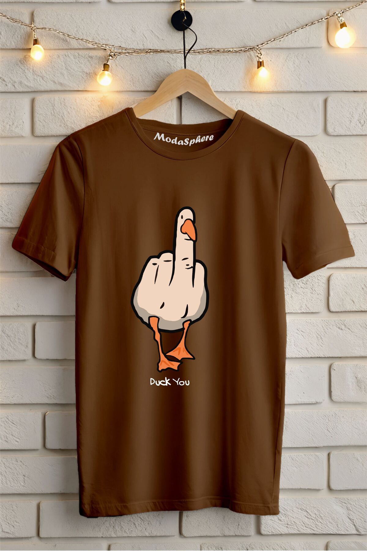 ModaSphere Baskılı Unisex Oversize Tişört