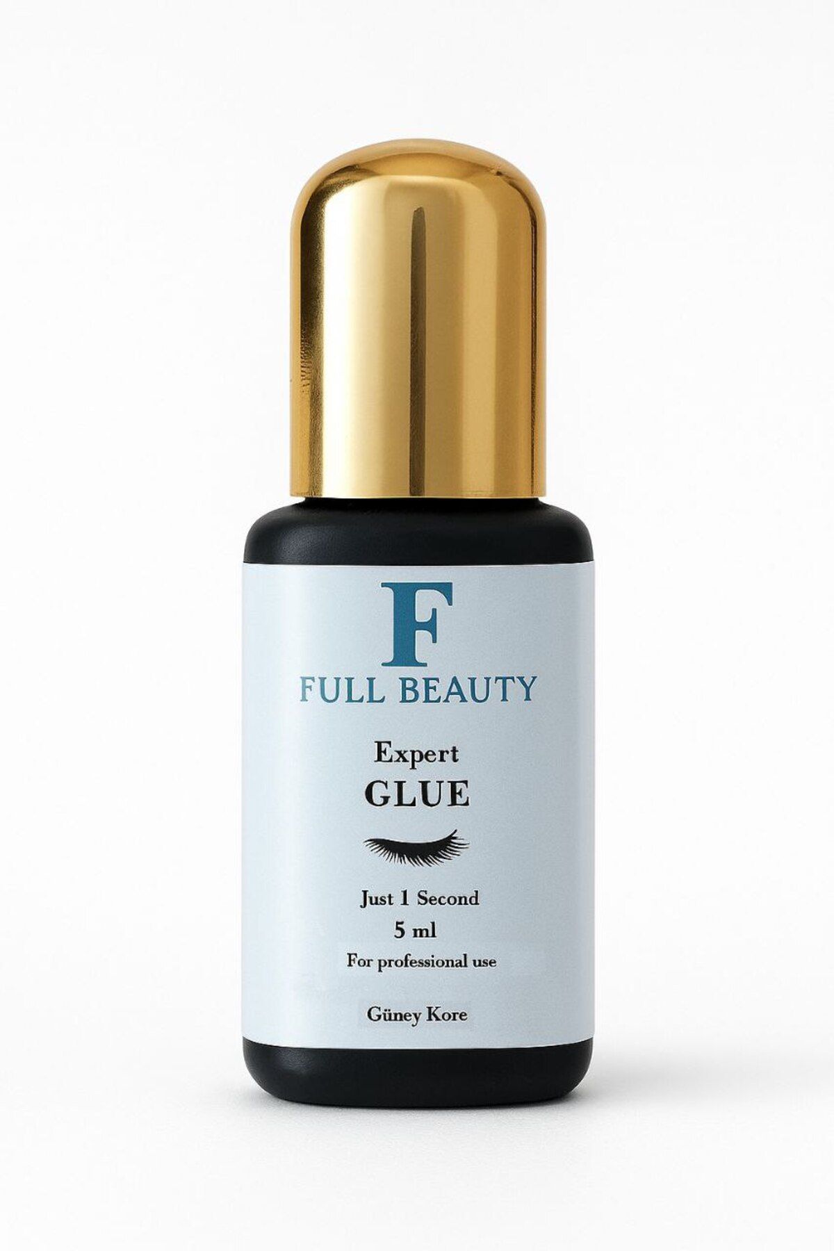 Full Beauty Profesyonel İpek Kirpik Yapıştırıcısı - 1 Saniyede Hızlı Kuruyan Yapıştırıcı - Lash Extensions 5 ml