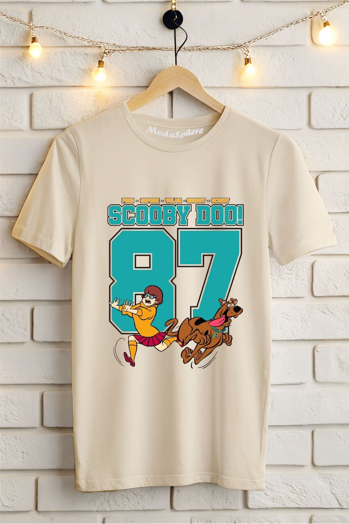 ModaSphere SCOOBY DOO 87 Baskılı Unisex Tişört