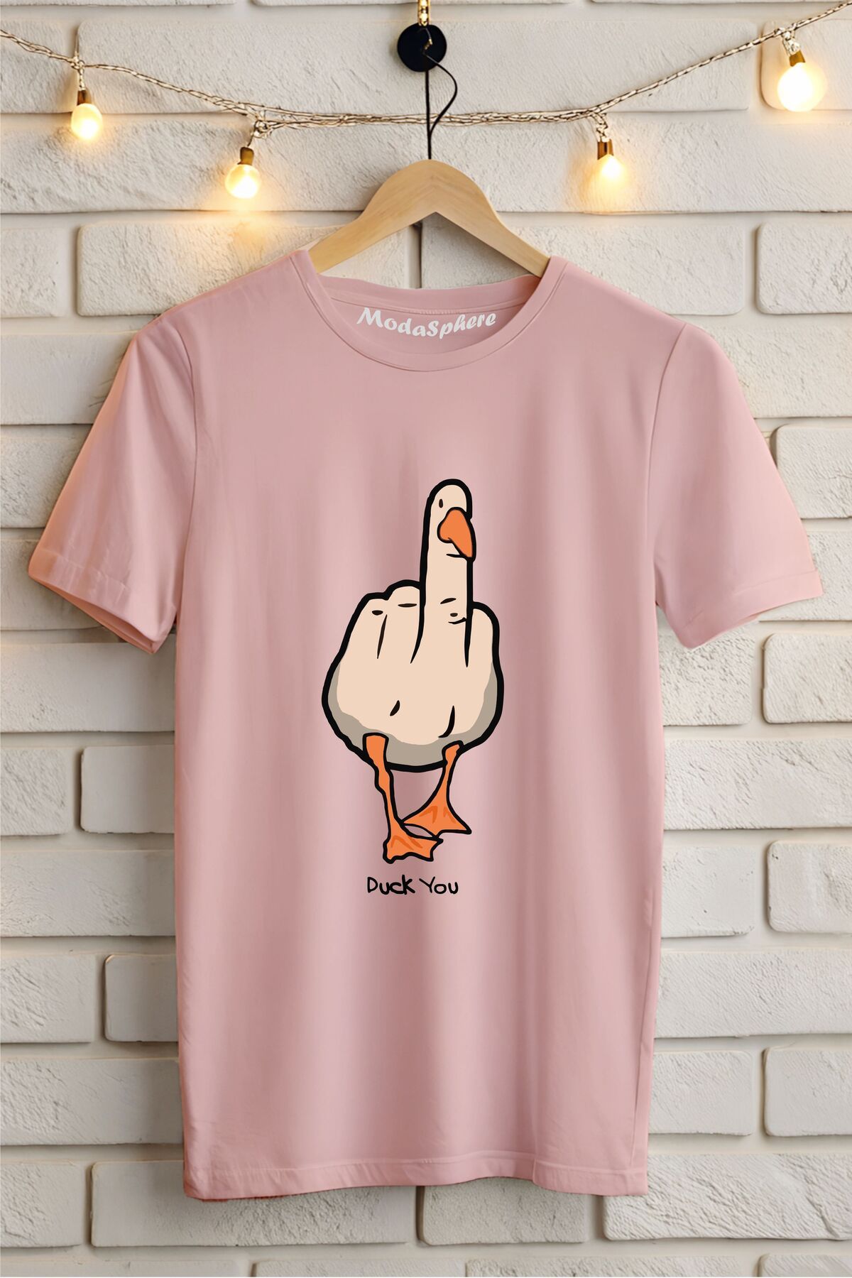 ModaSphere Baskılı Unisex Oversize Tişört