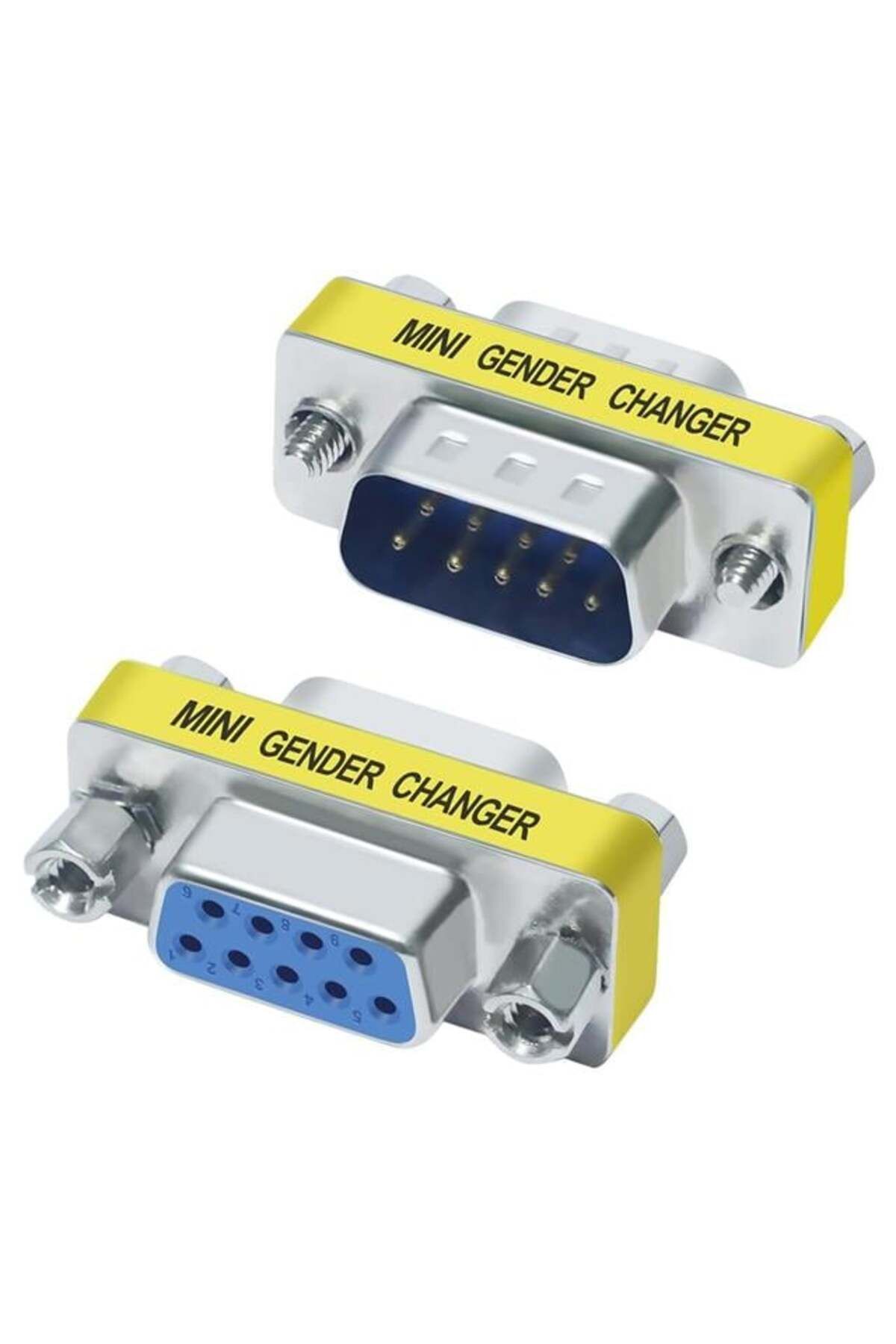 Powermaster PM-26520 DB9 RS232 Erkek-Dişi (M2F) 9 Pin Çevirici Ara Adaptör