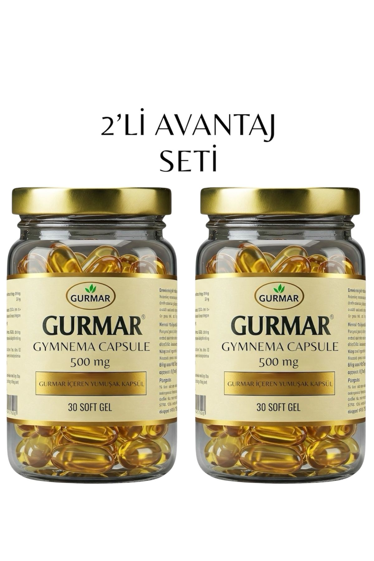 Gürmar Gurmar Gymnea İçeren 2'li Kutu Takviye Edici Gıda