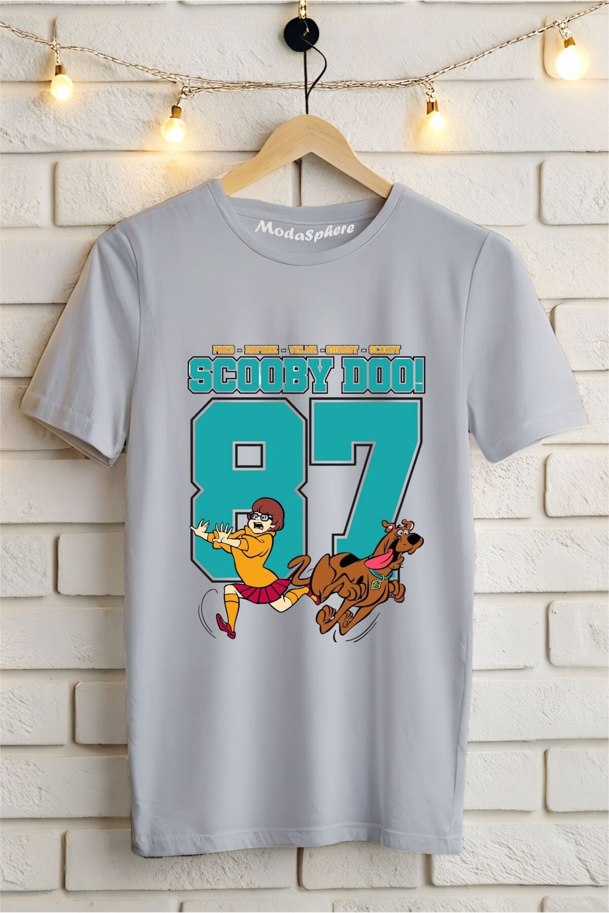 ModaSphere SCOOBY DOO 87 Baskılı Unisex Tişört