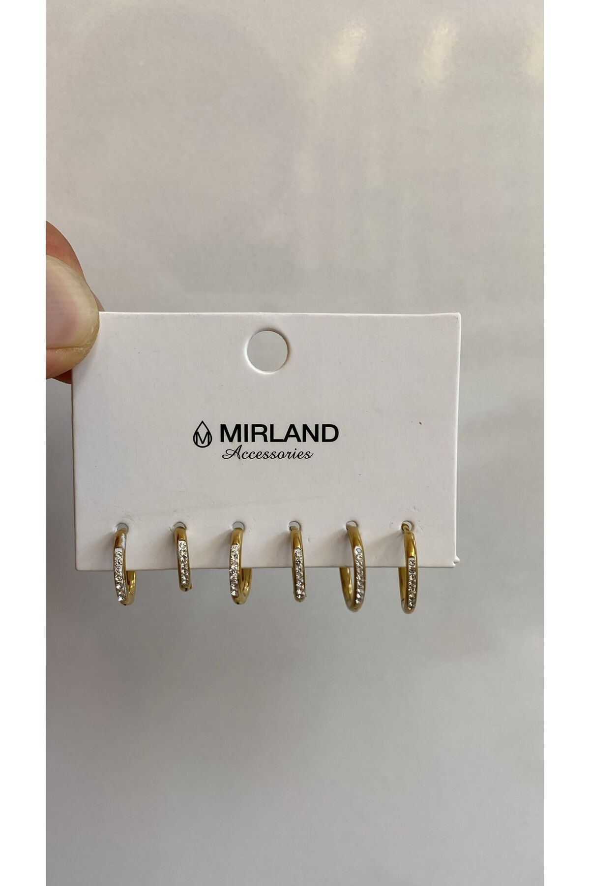 MİRLAND TAKI ŞIK KADIN ÇELİK 6 LI KÜPE SETİ