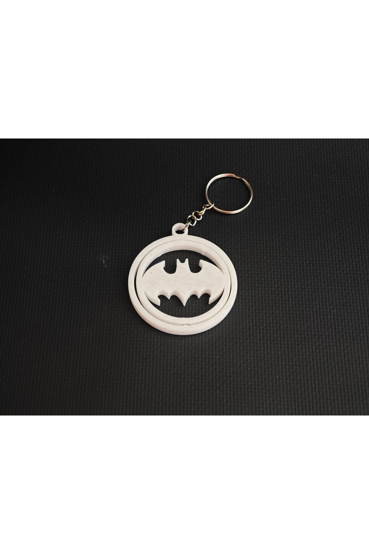 Statik 3D Batman Logolu Anahtarlık