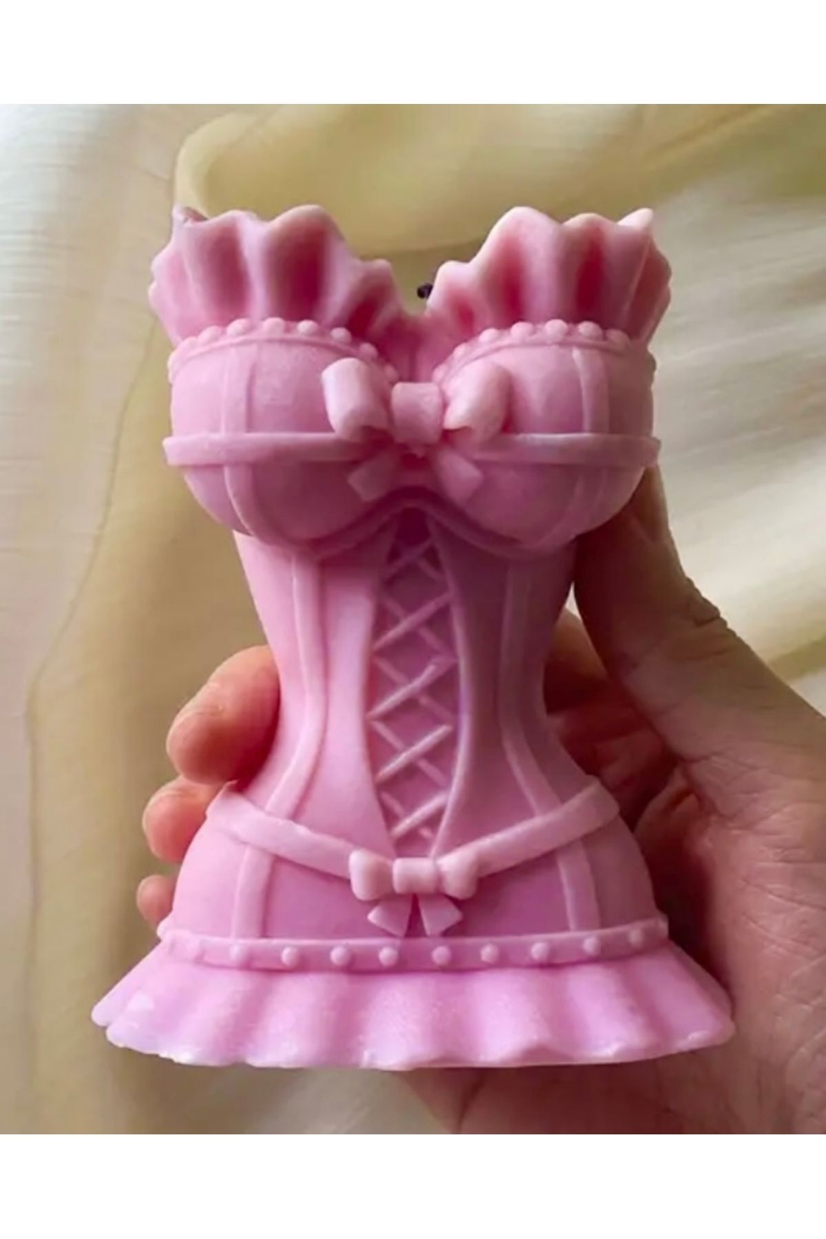 DEKORANLA Pembe Kurdele, Dekoratif ve Şık, Hediyelik ve Süsleme İçin Harika Seçenek