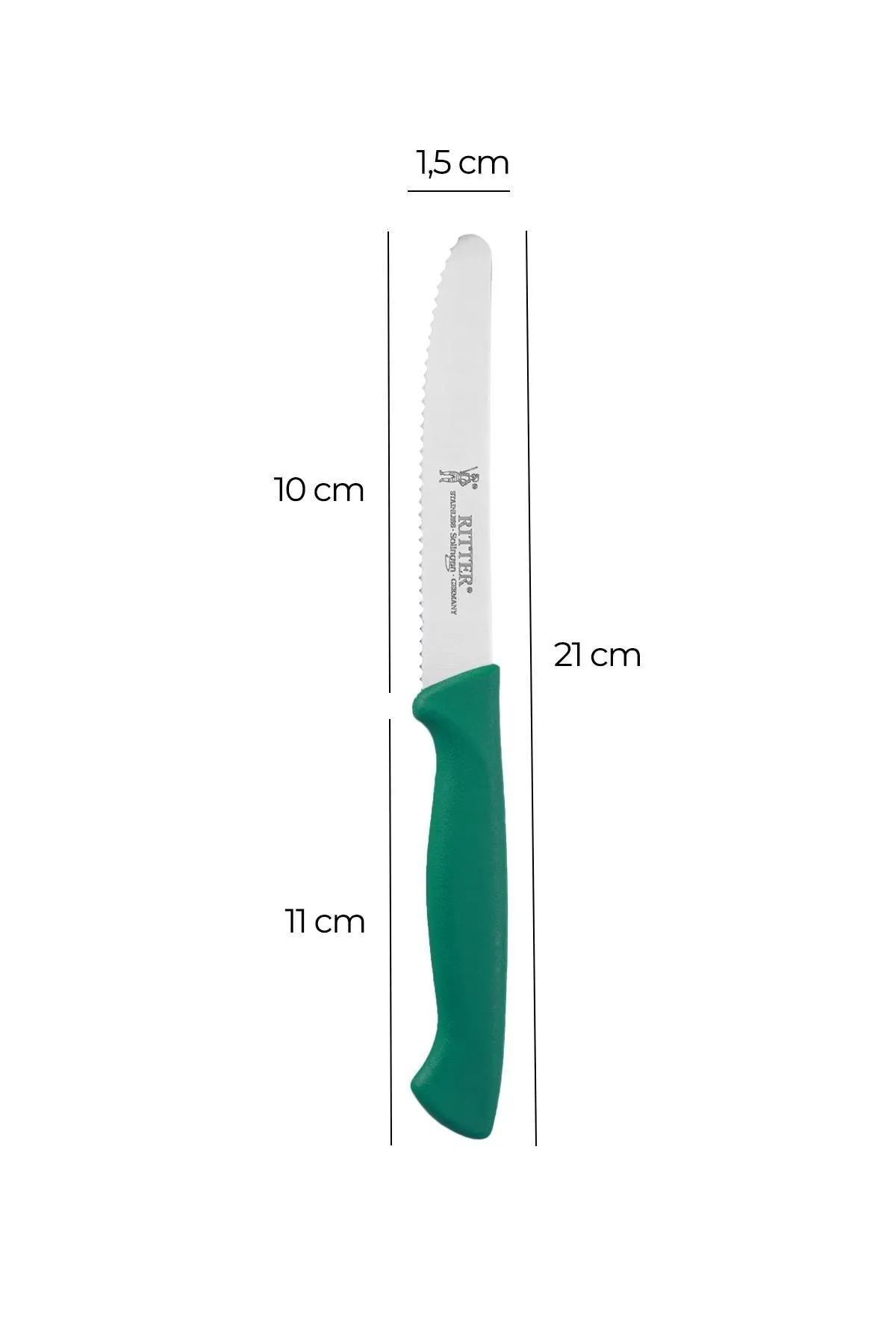 HerkeseUygun-Original Solingen Ritter Serrated Vegetable and Chopping Knife 2