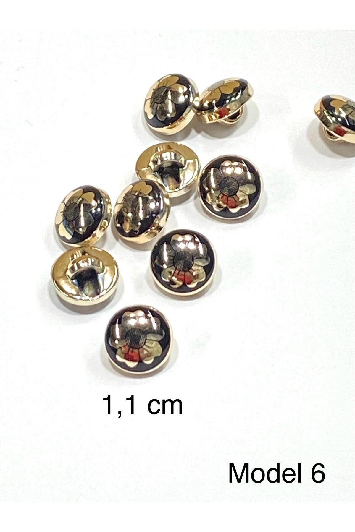 karantuhafiye-Blouse Button / Metallized Blouse Button / 2915 /10 Pieces Model 6 2
