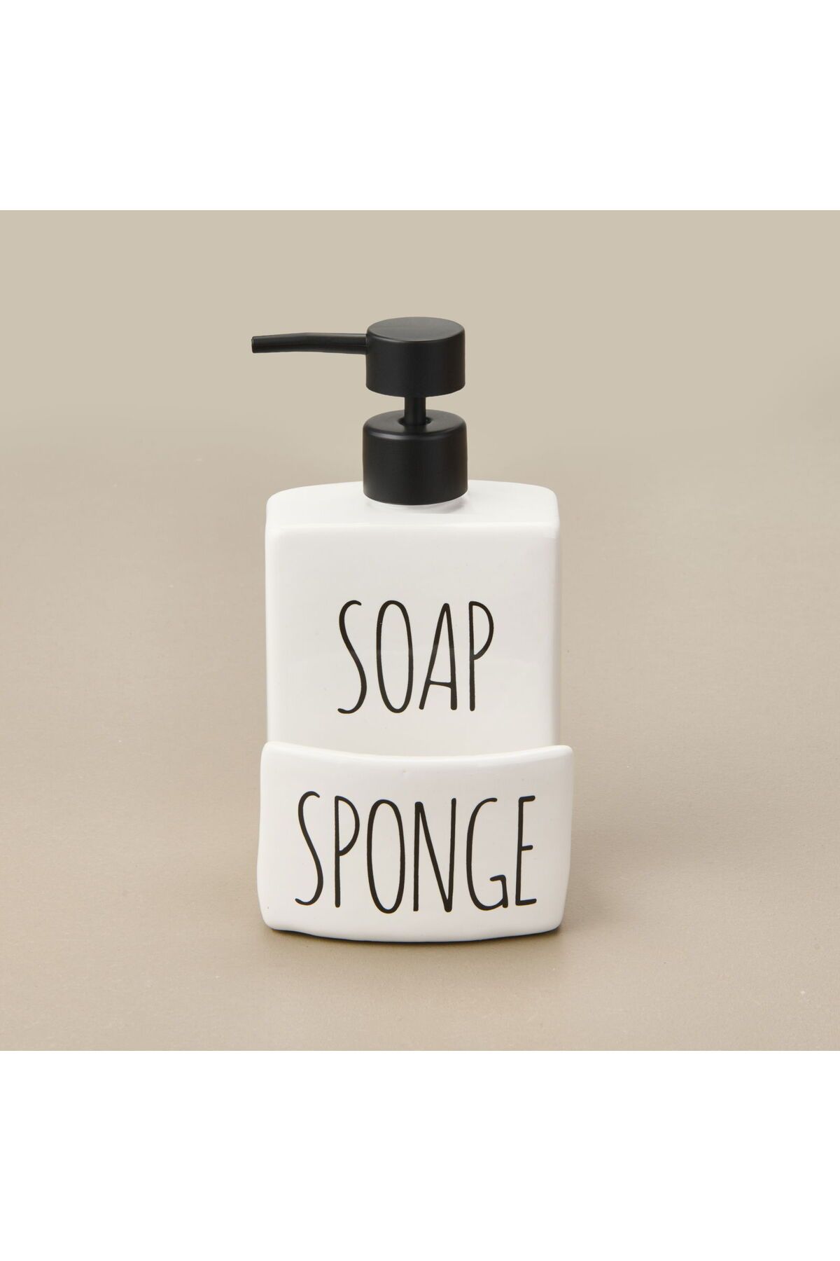ASPARTAM Soap Sıvı Sabunluk - Beyaz / Siyah