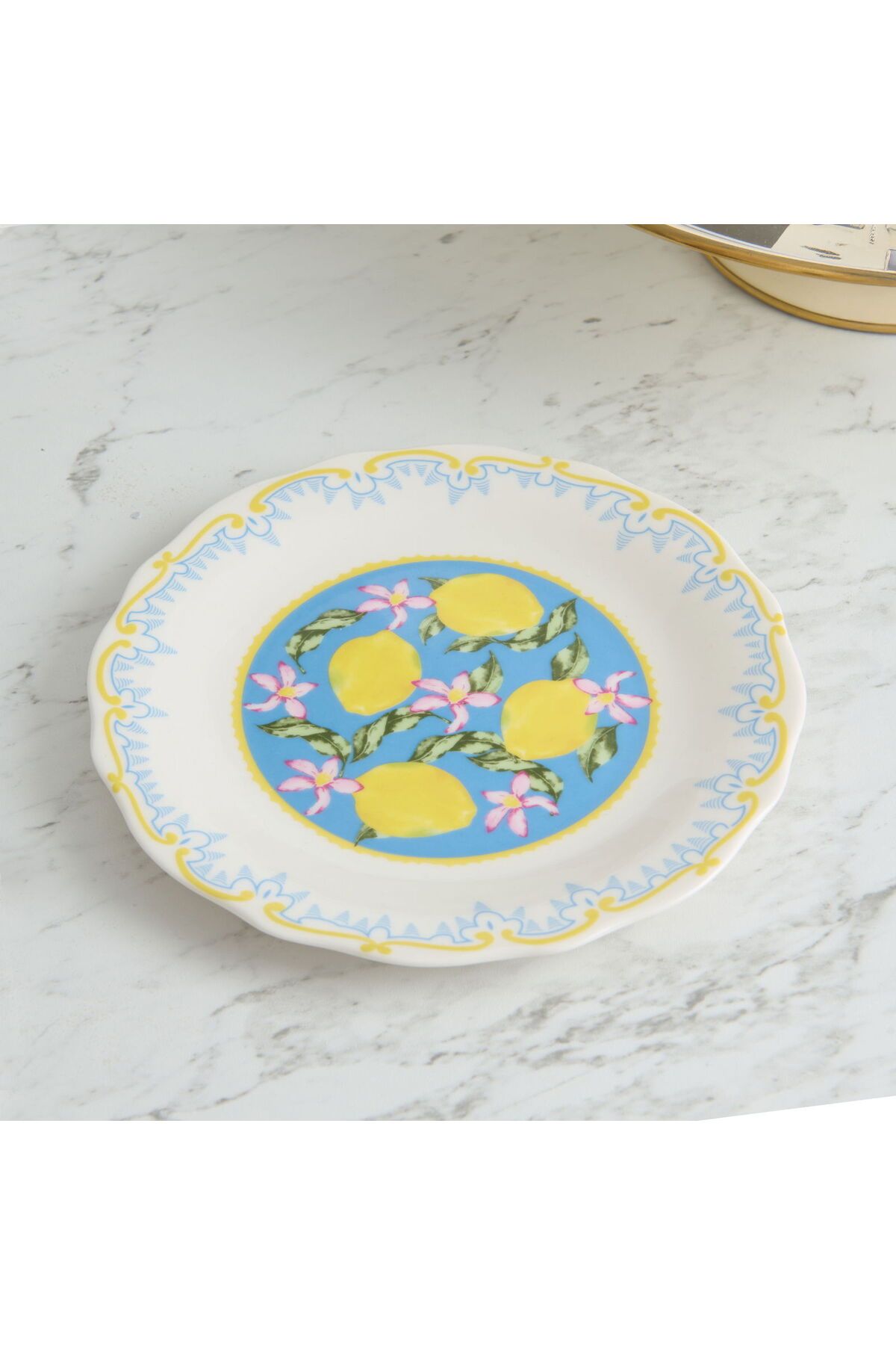 ASPARTAM Kitchen Limecello Porselen Pasta Tabağı - Renkli - 20 cm