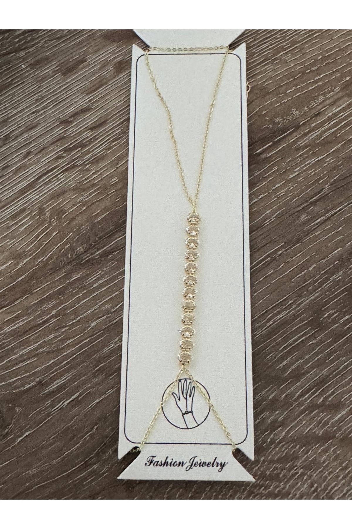 misstakıjewerly ÇELİK GOLD RENK YUVARLAK TAŞLI ŞAHMERAN