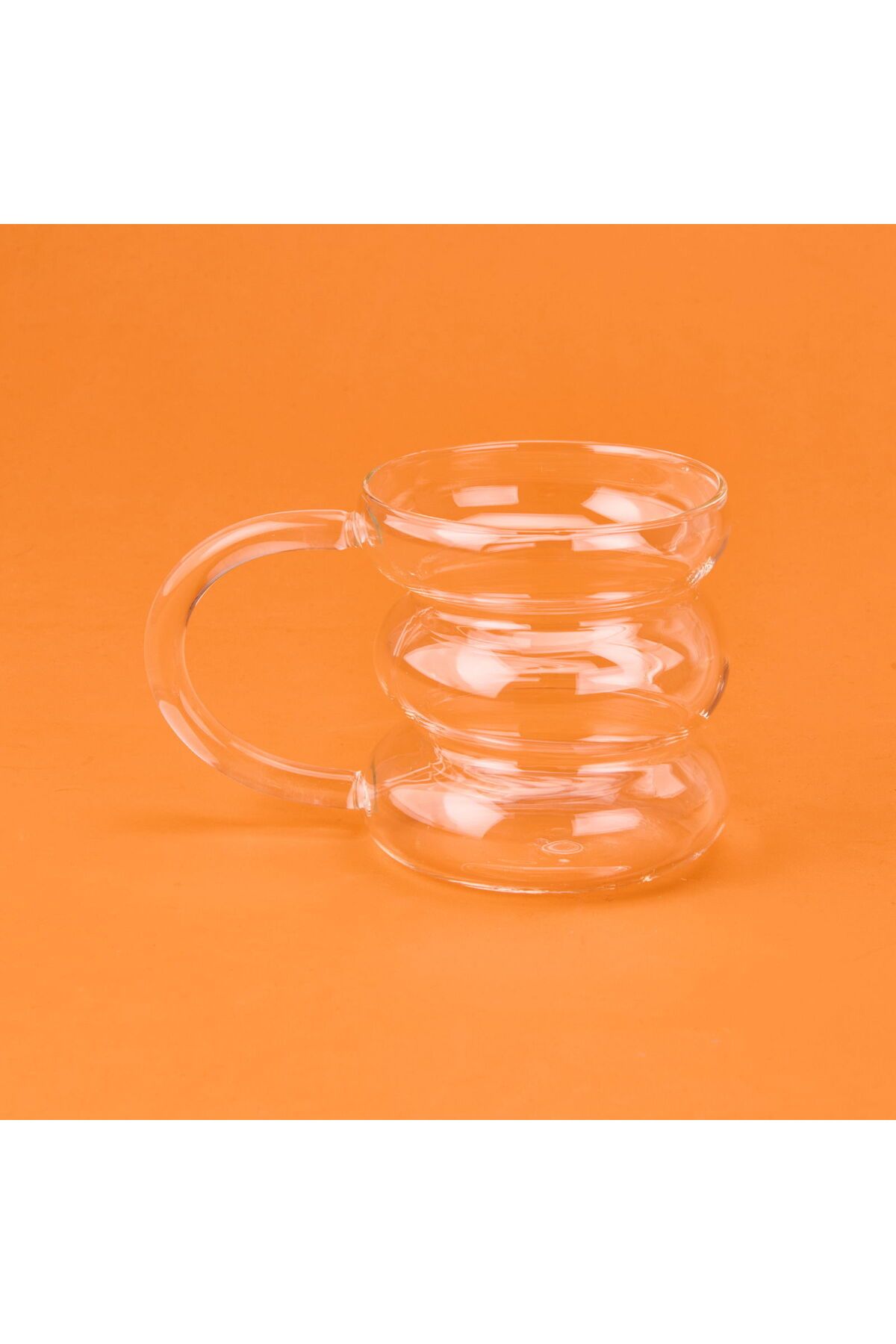 MİEN Mien Round Cam Kupa - Şeffaf - 550 ml