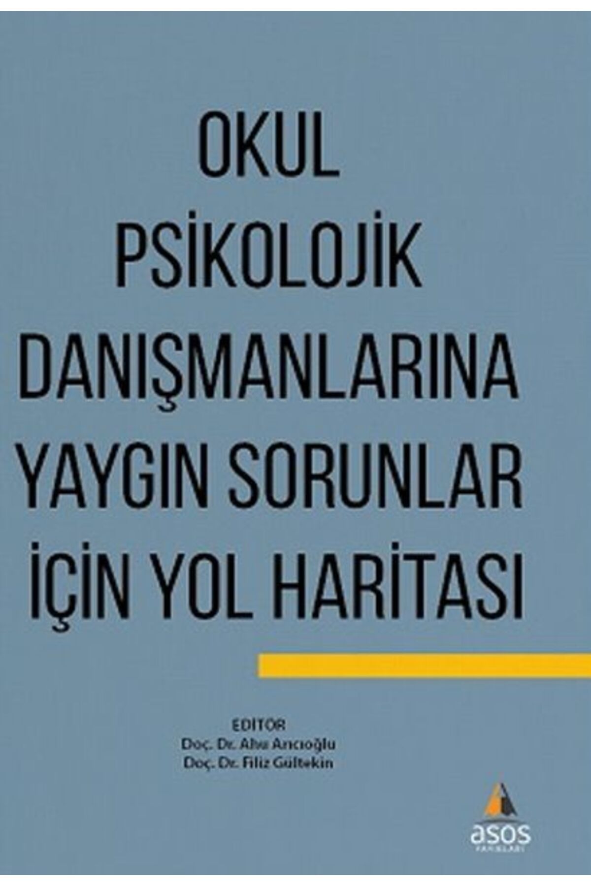 Asos Yayınları Okul Psikolojik Danışmanlarına Yaygın Sorunlar İçin Yol Haritası