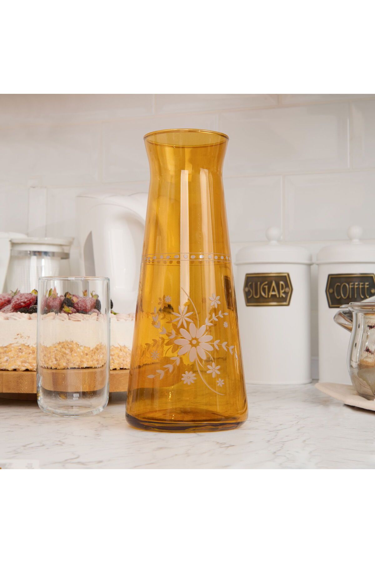 ASPARTAM Nazenin Desen Karaf - Amber - 1145 ml