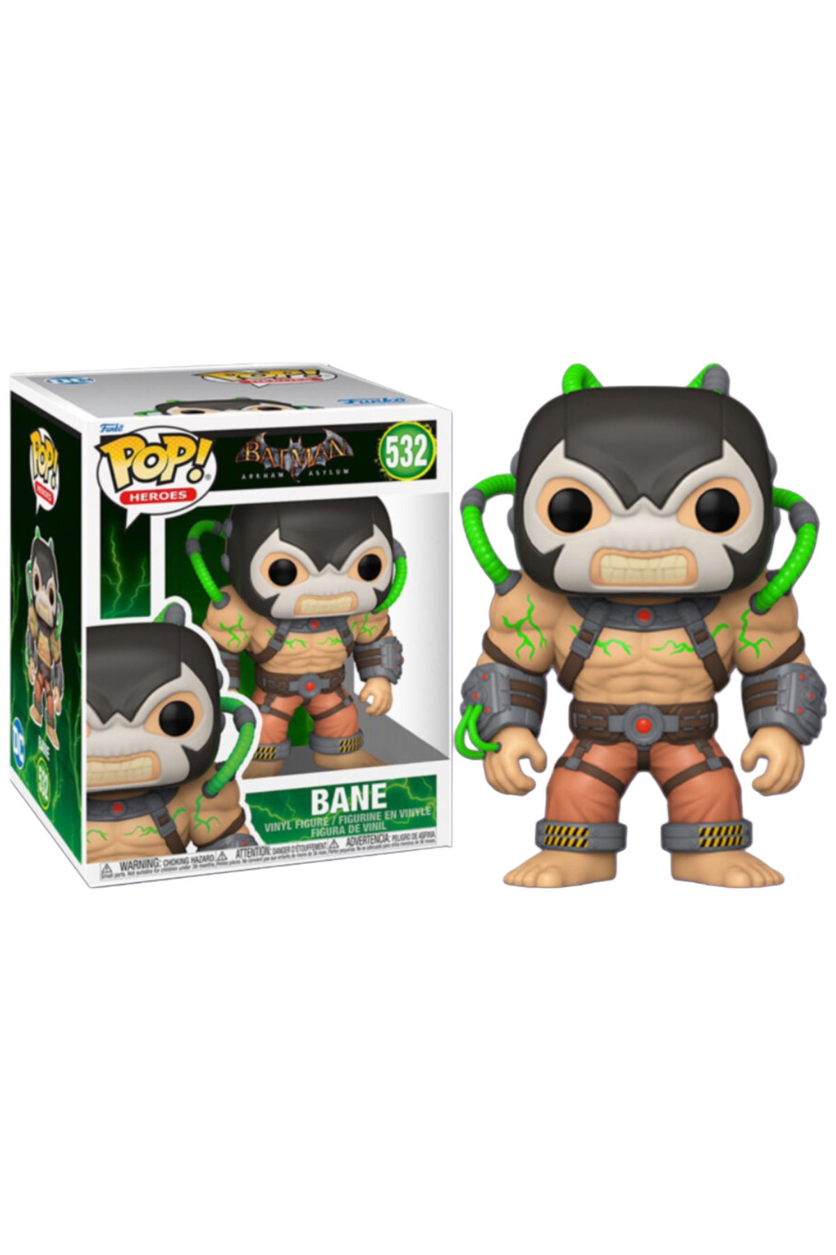 Funko Batman: Arkham Asylum - Bane Super Sized Glow In The Dark Gamestop Exclusive Pop #532