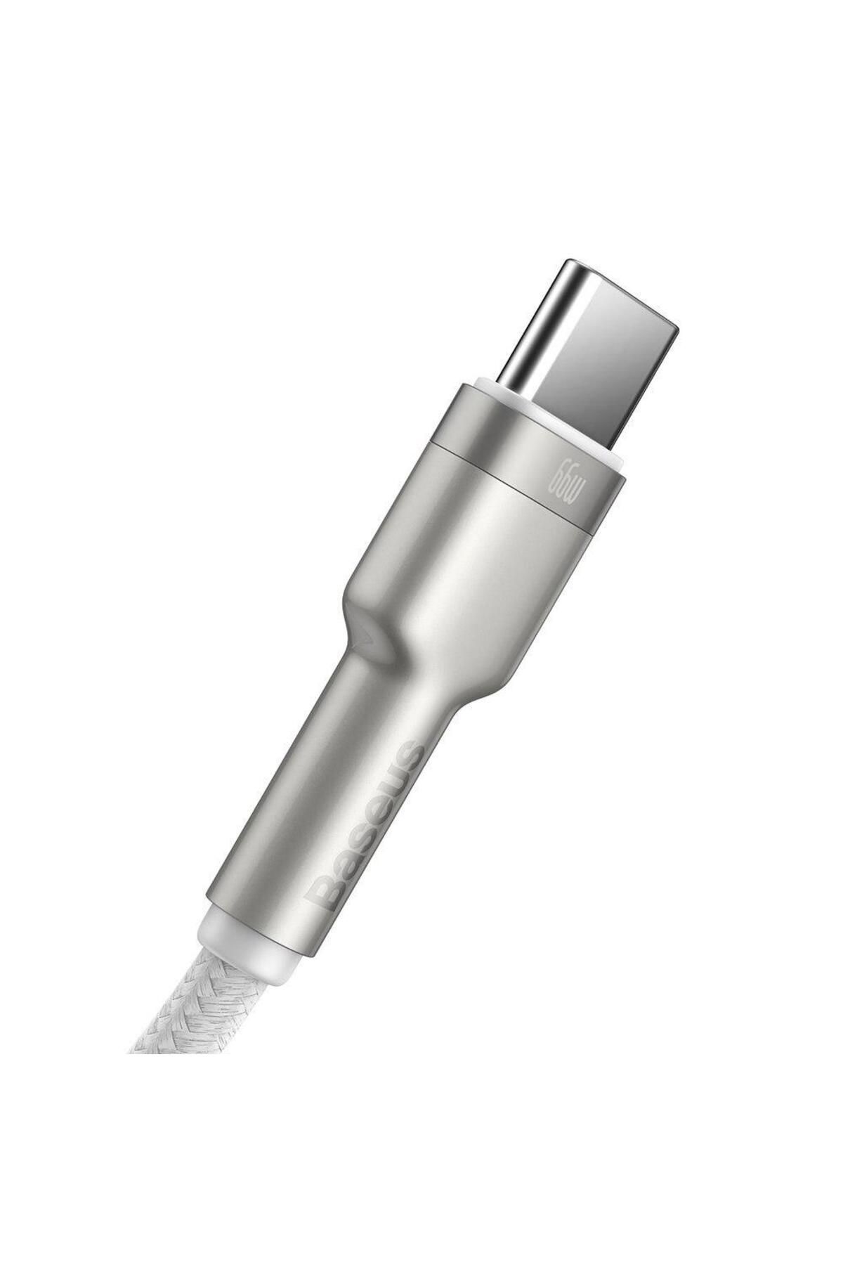 Baseus-USB/ USB - C data cable, Baseus, Cafule Series, 66W, White, 1m 3