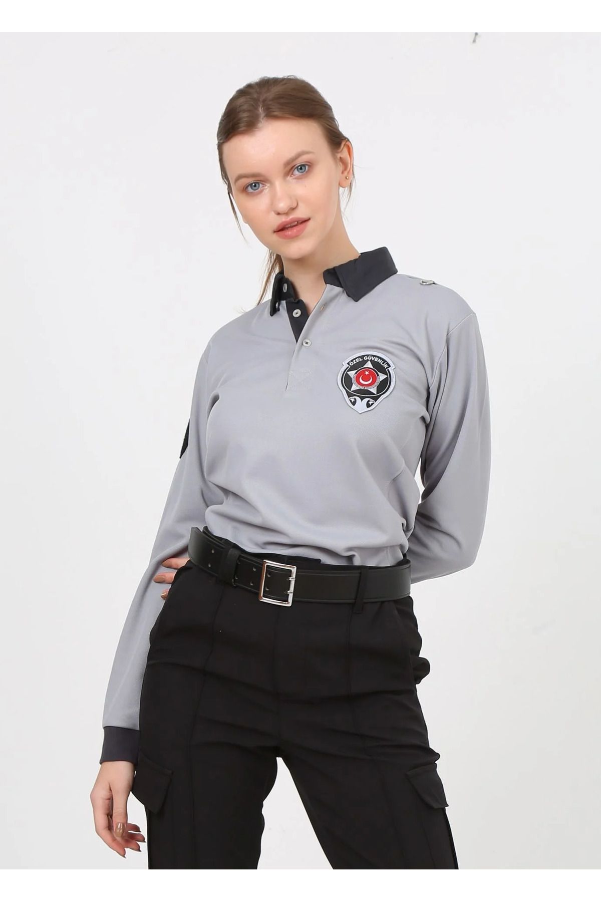 Butik Kadın Özel Güvenlik Uzun Kollu Tişört