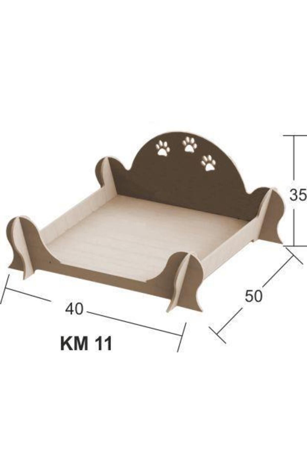 ehobici Ahşap Kedi Yatağı 50x40cm KM-11